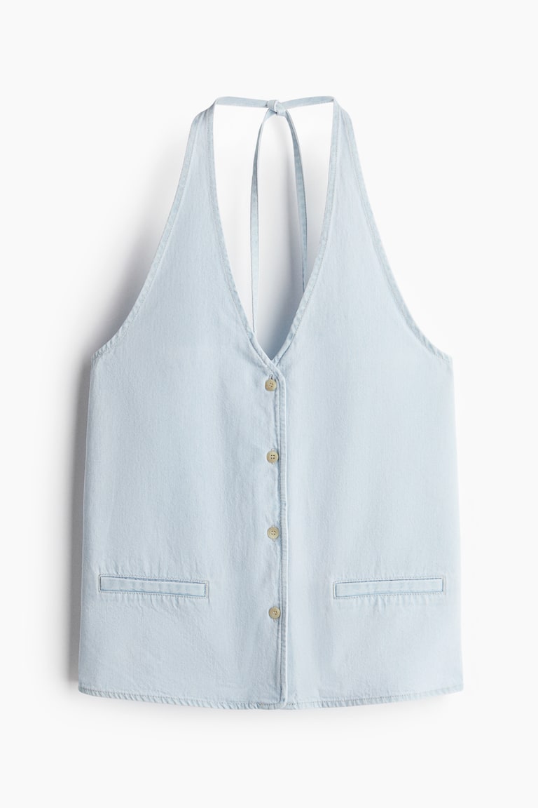 Teksas prsluk s halter izrezom