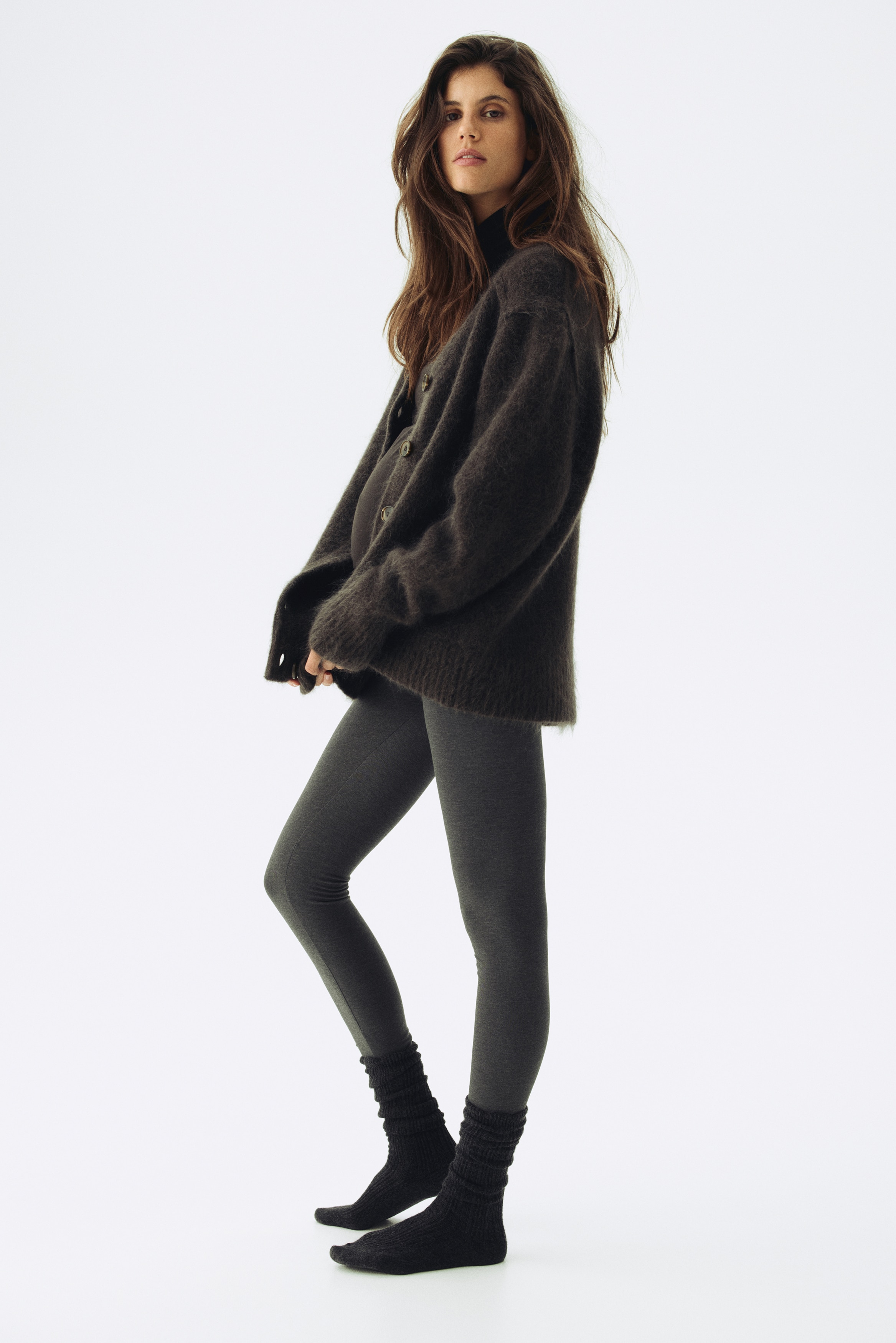 MAMA 2-pack Jersey Leggings - thumbnail 9