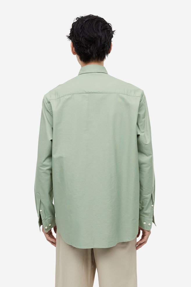 Regular Fit Oxfordskjorte - Salviegrønn/Hvit/Lys blå/Beige/dc/dc - 6
