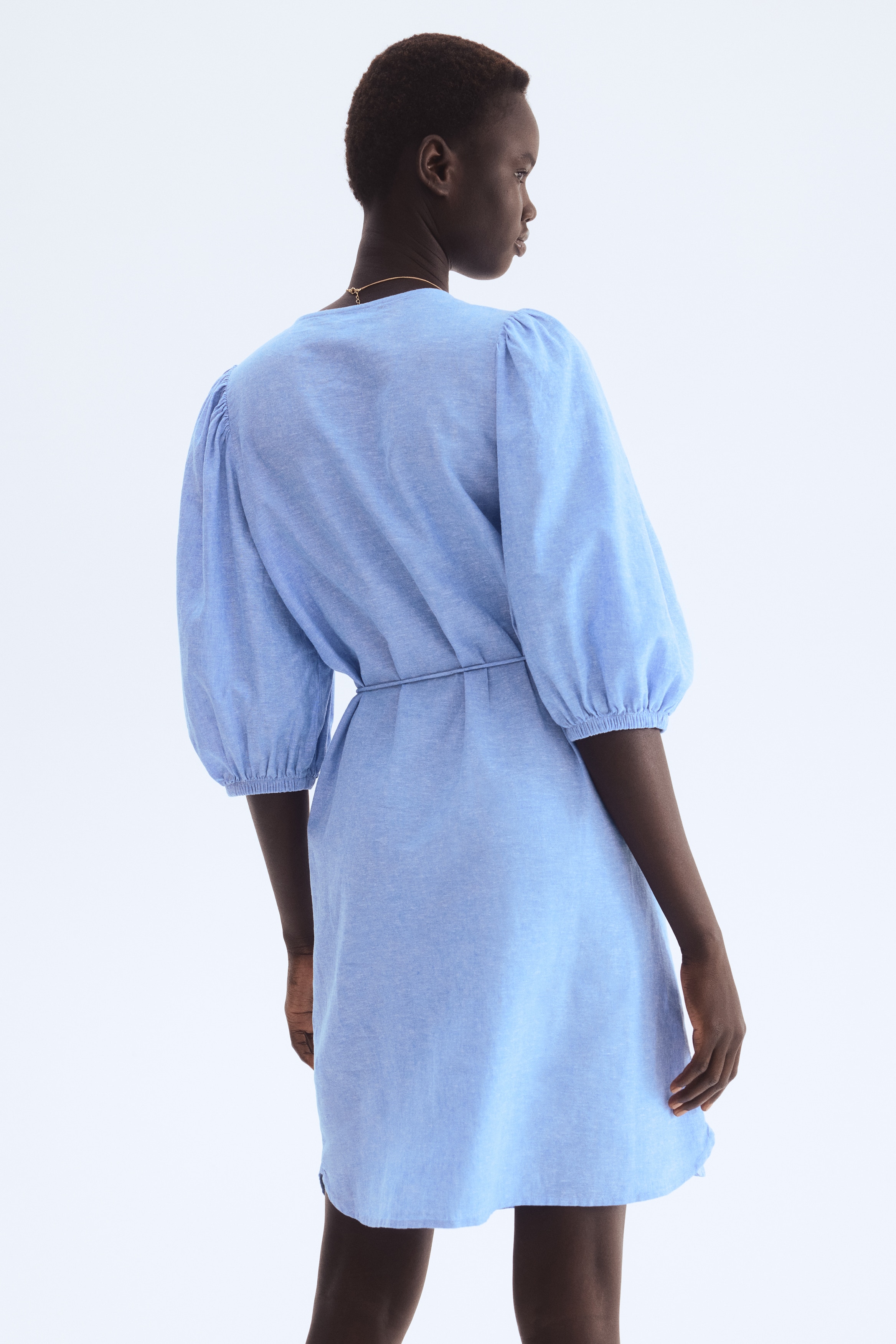 blue glitter dress h&m Y2k Blue Sequin Mini Dress (S) – Retro and Groovy main image 0