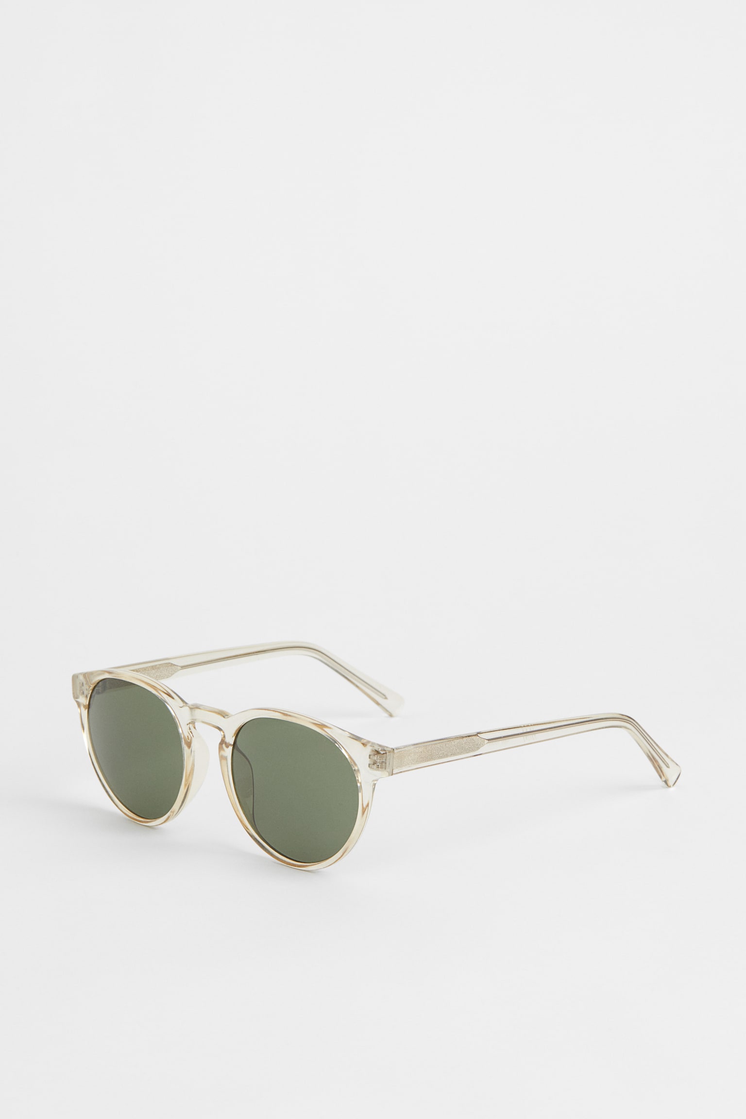 Round sunglasses - Transparent - 2