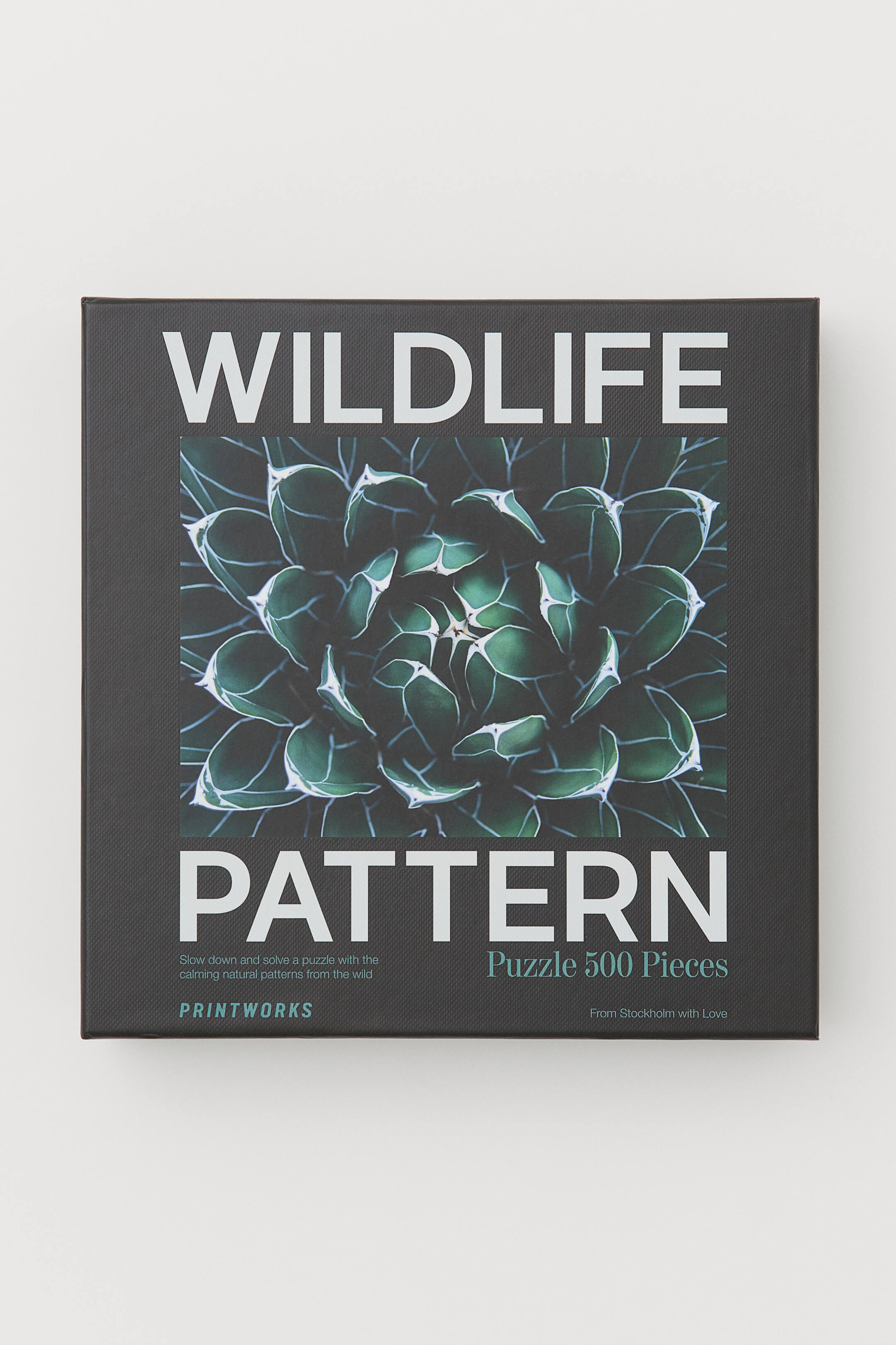 Puslespil 500 brikker - Sort/Plante - Home All | H&M DK