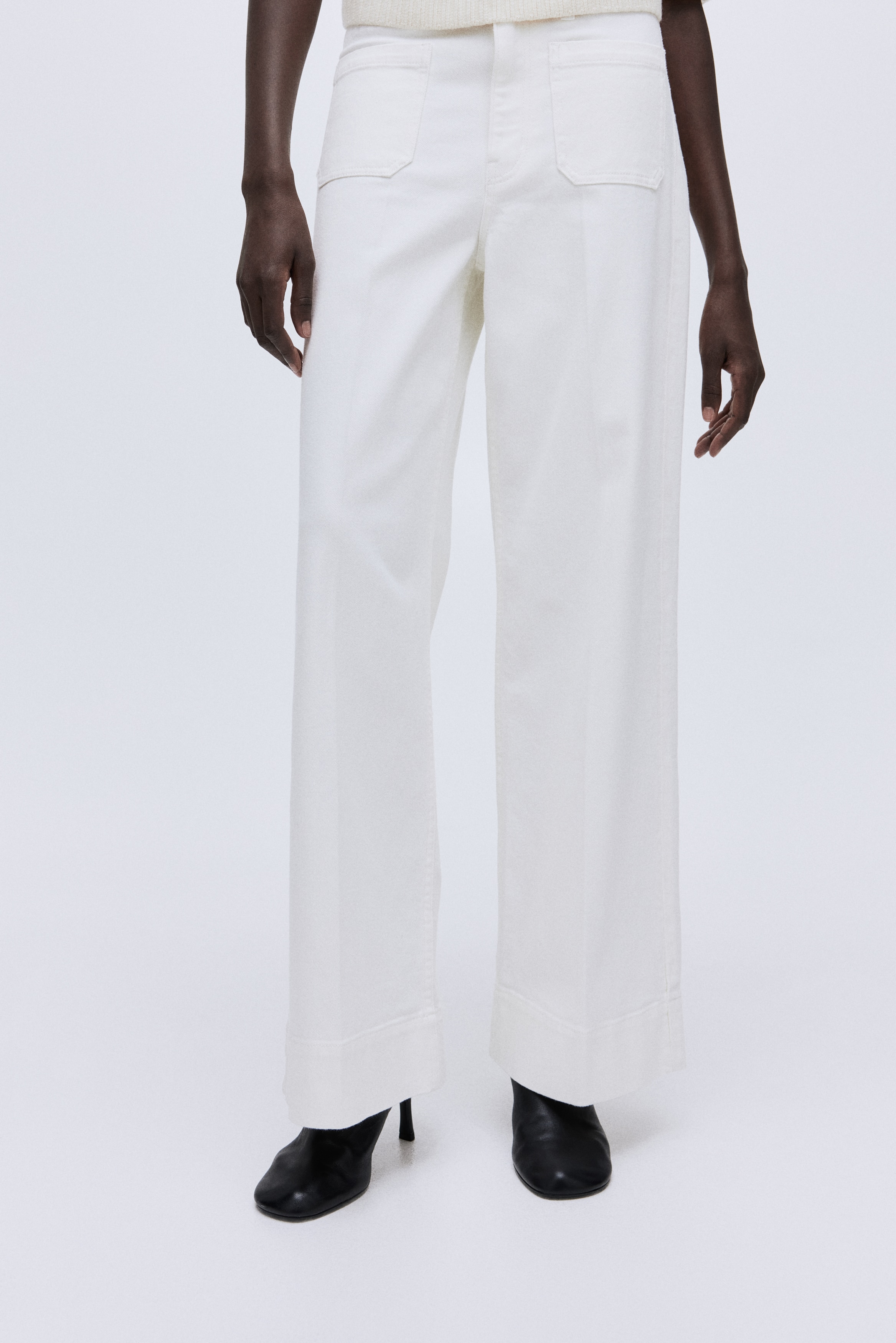 Wide High Jeans