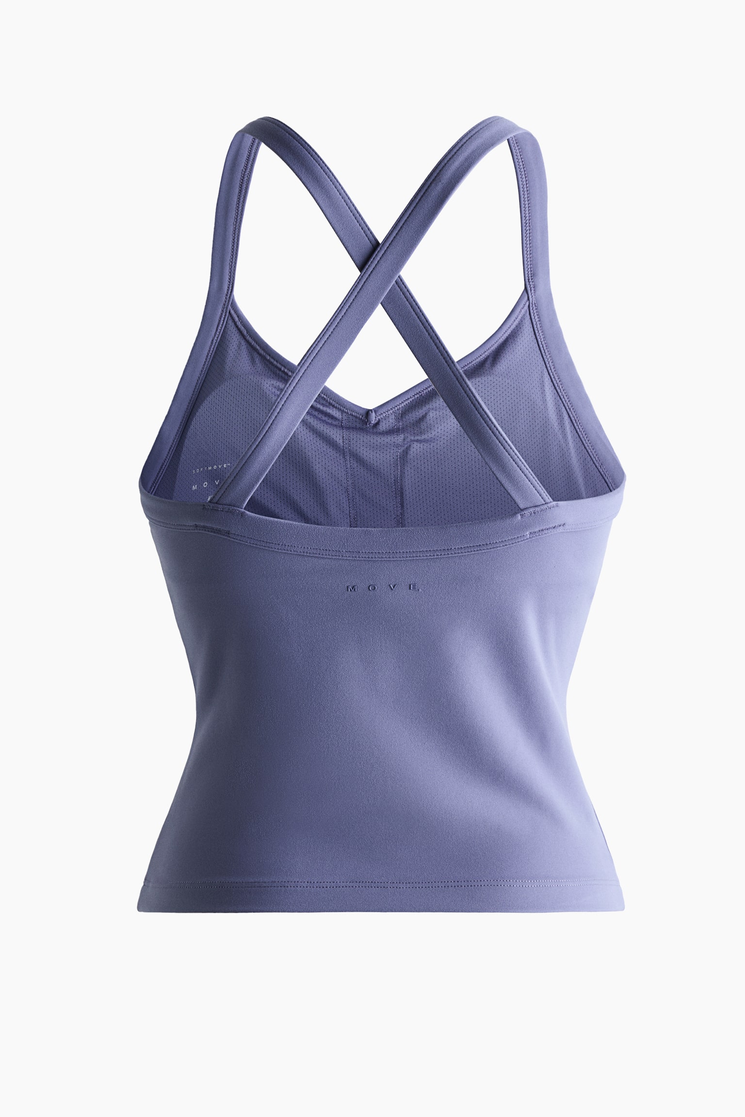 Integral-bra sports top with SoftMove™-Dusty violet - 3
