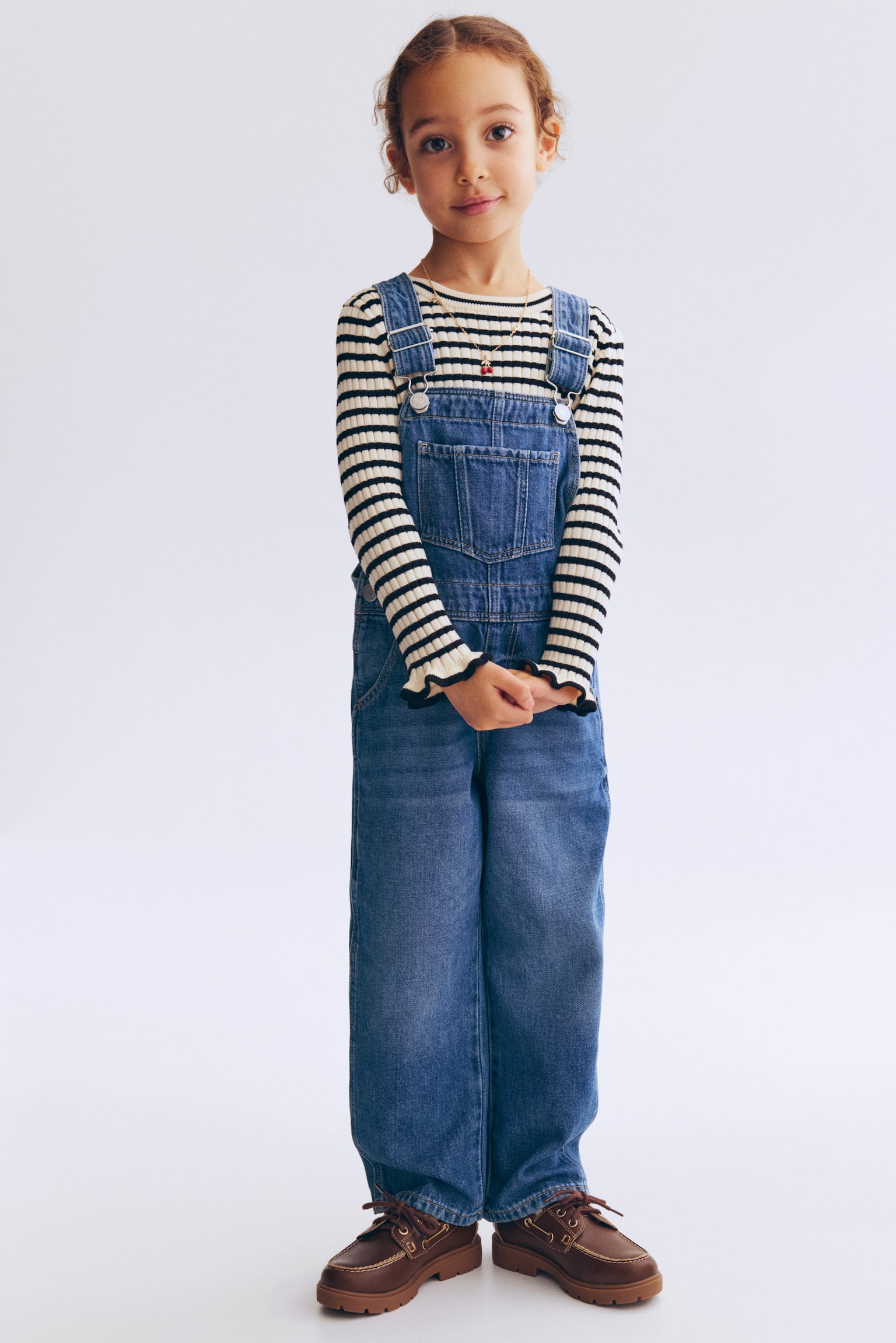 Denim dungarees - Denim blue/Denim blue/Light denim blue - 2