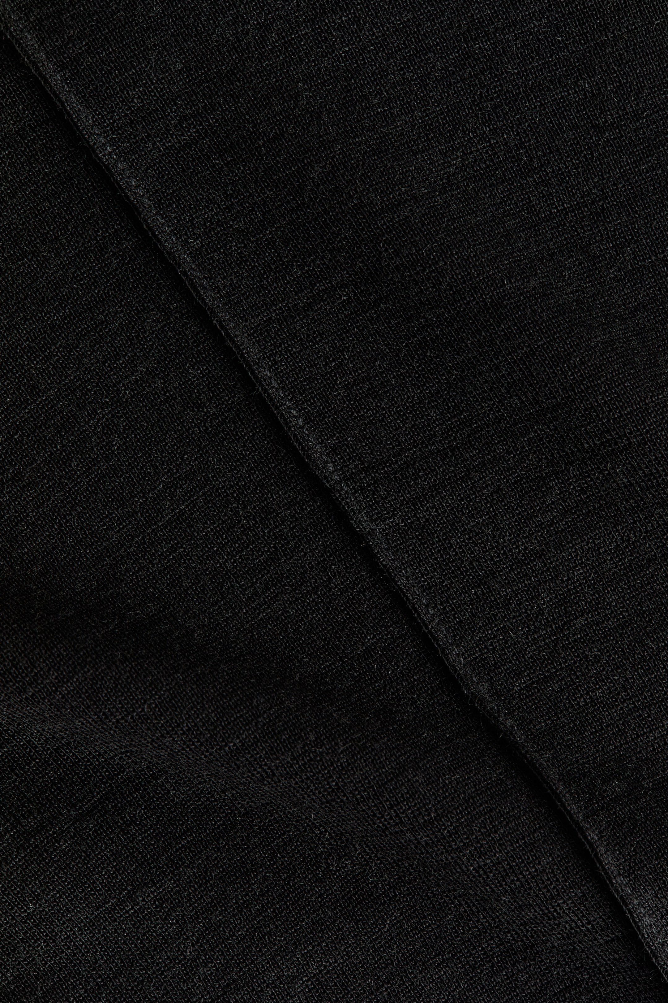 Merino Wool Turtleneck Top