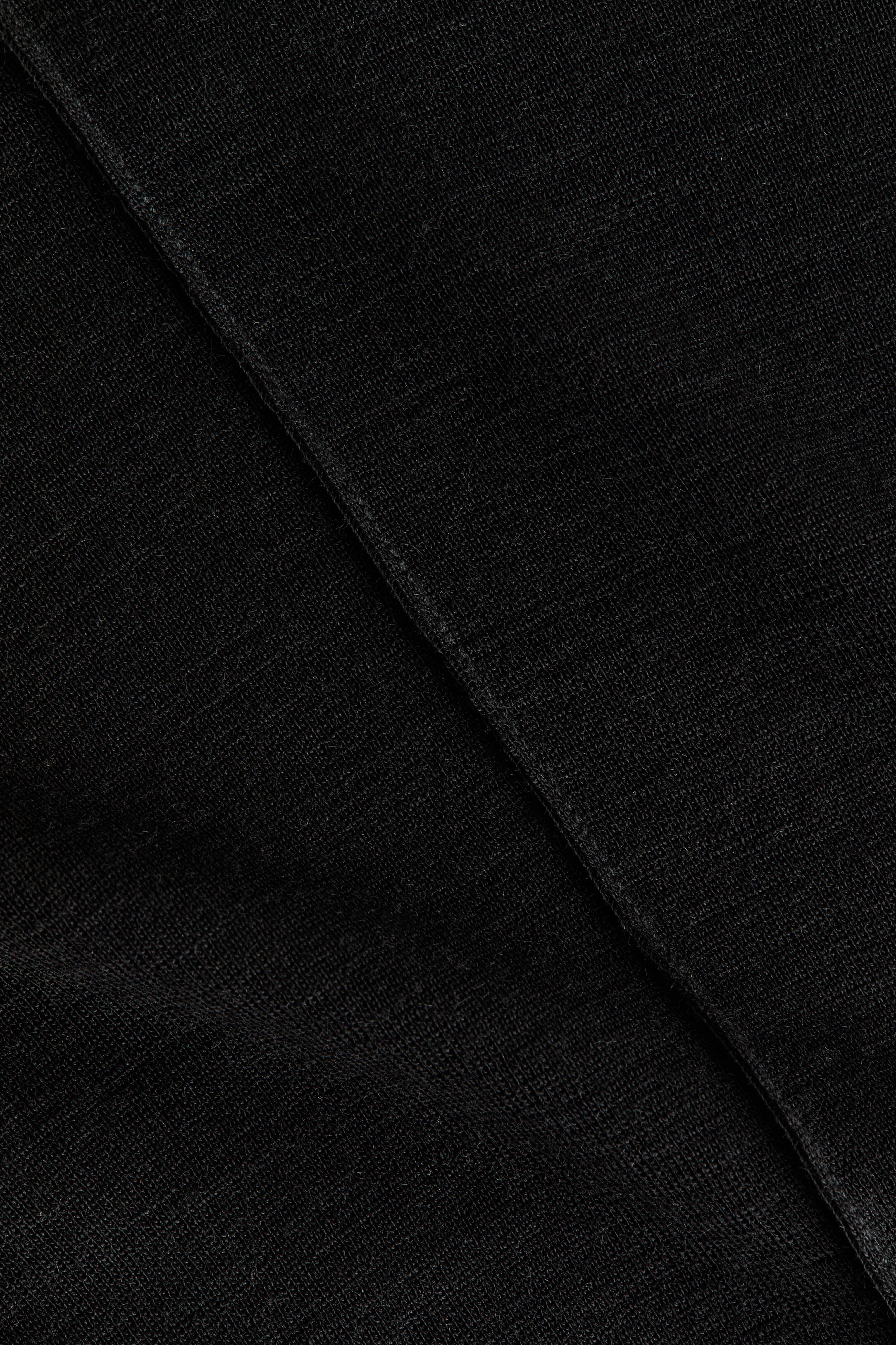 Merino Wool Turtleneck Top