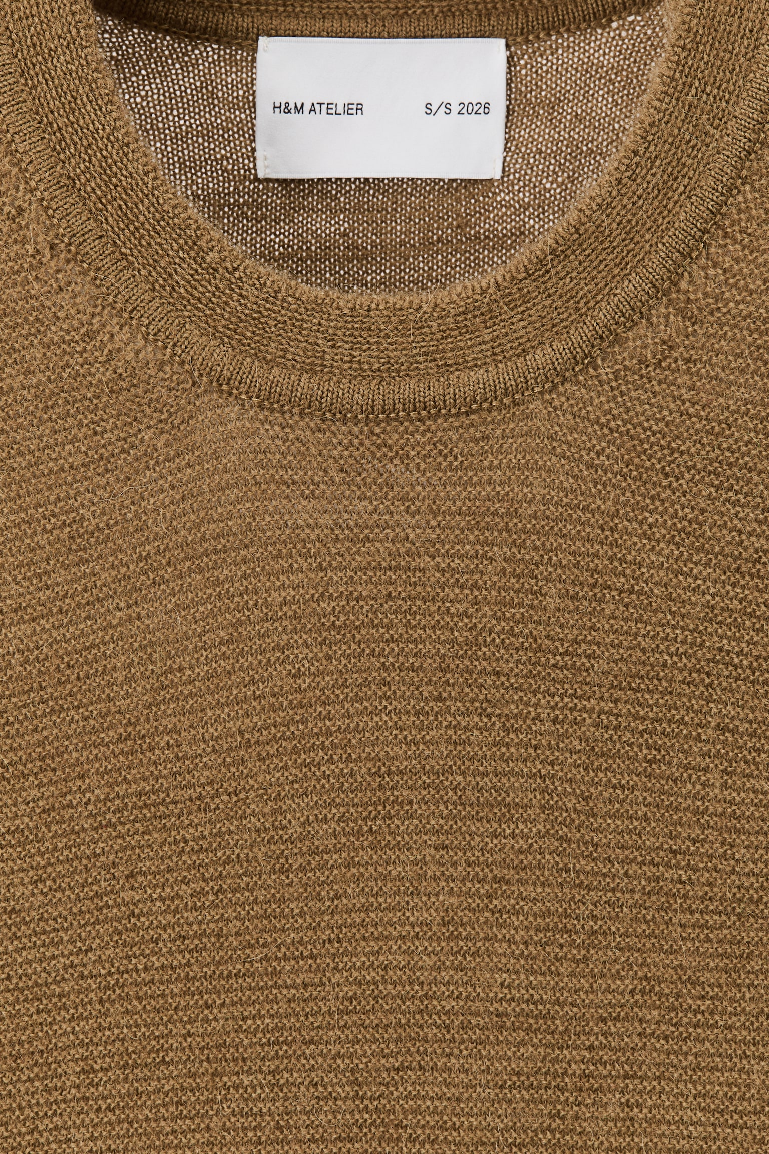 Безрукавка Loose Fit виворітного в’язання - Коричневий - 3