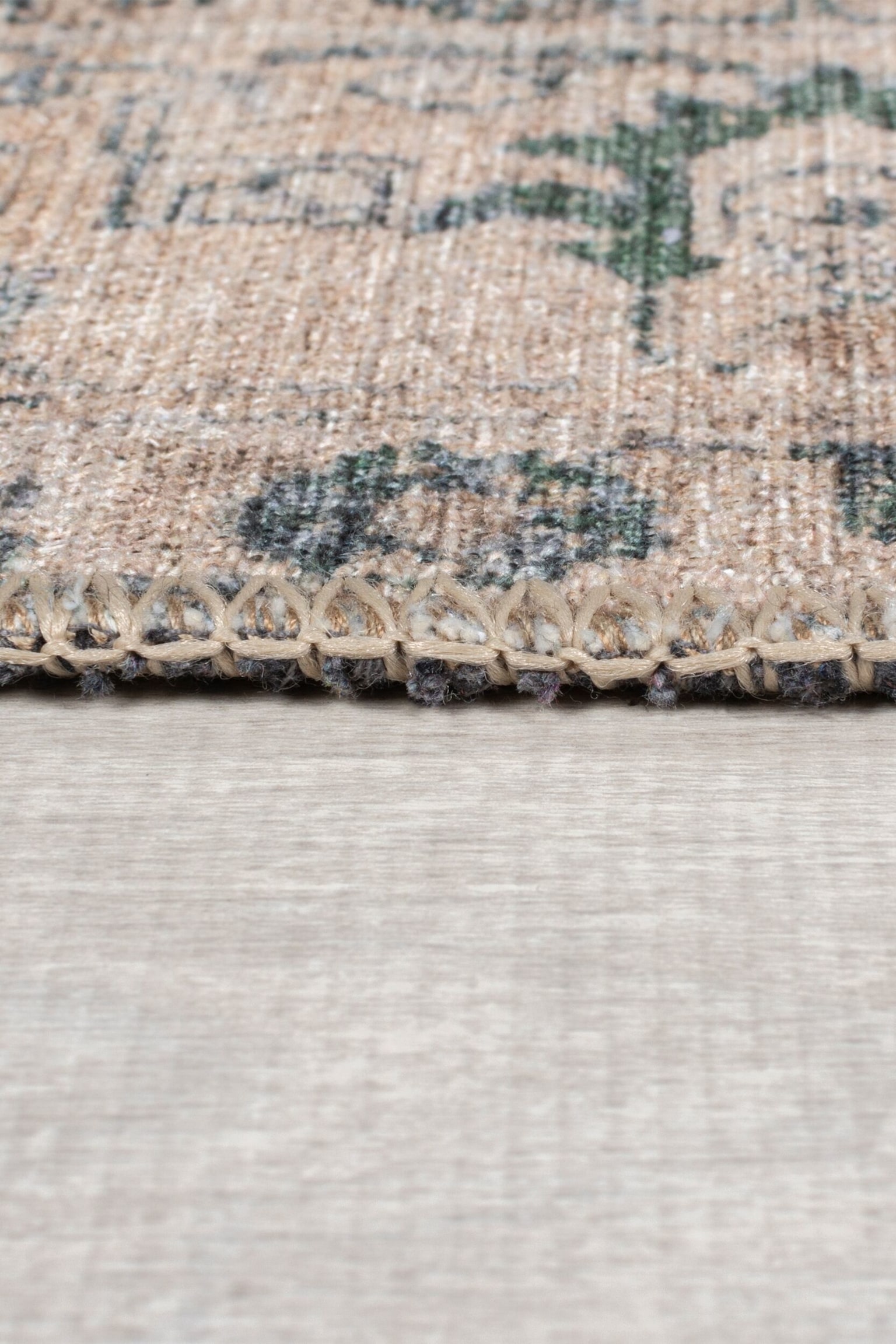 Beau Waschbarer Traditioneller Teppich - Green - 5