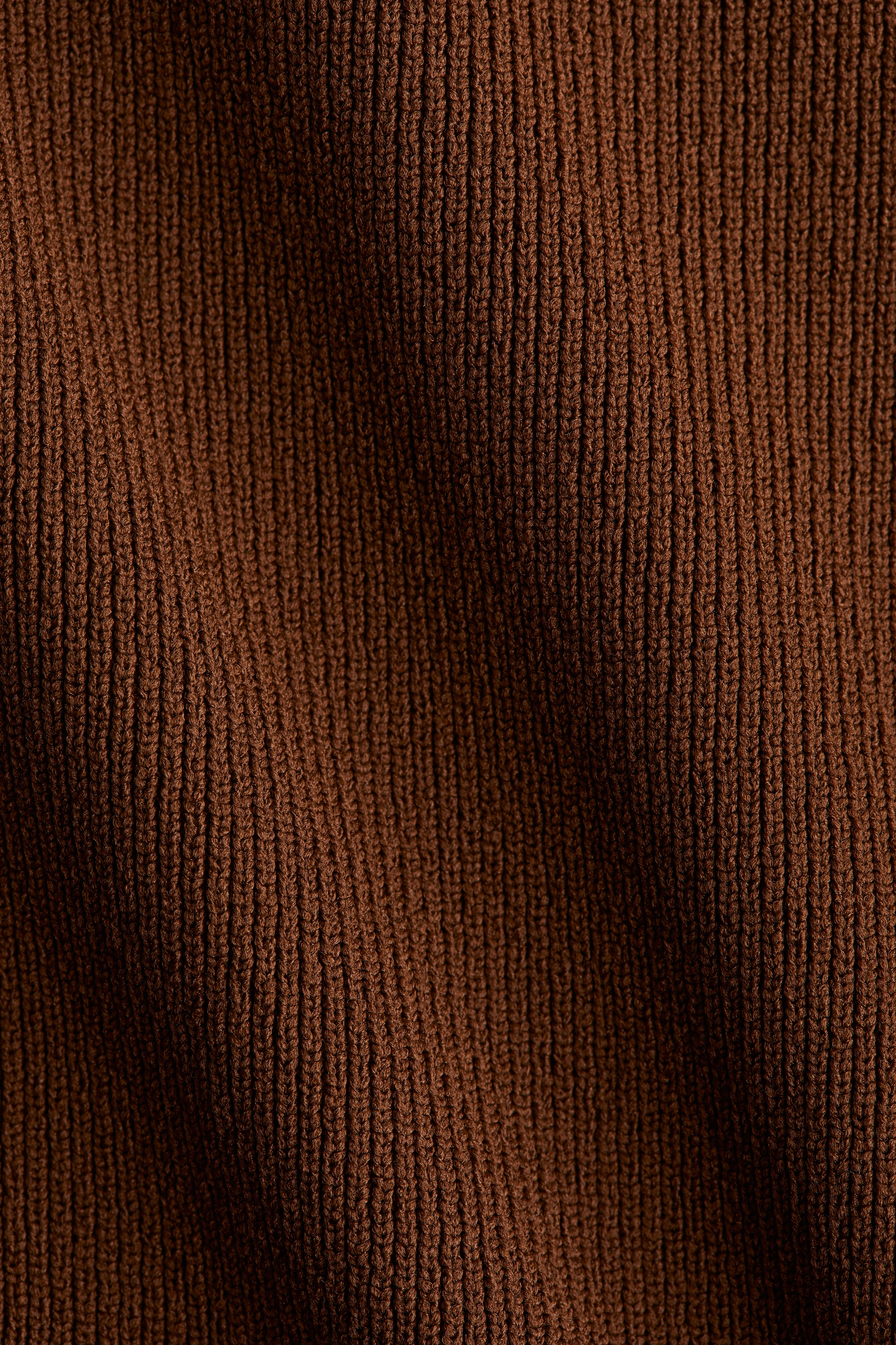 Rib-knit dress