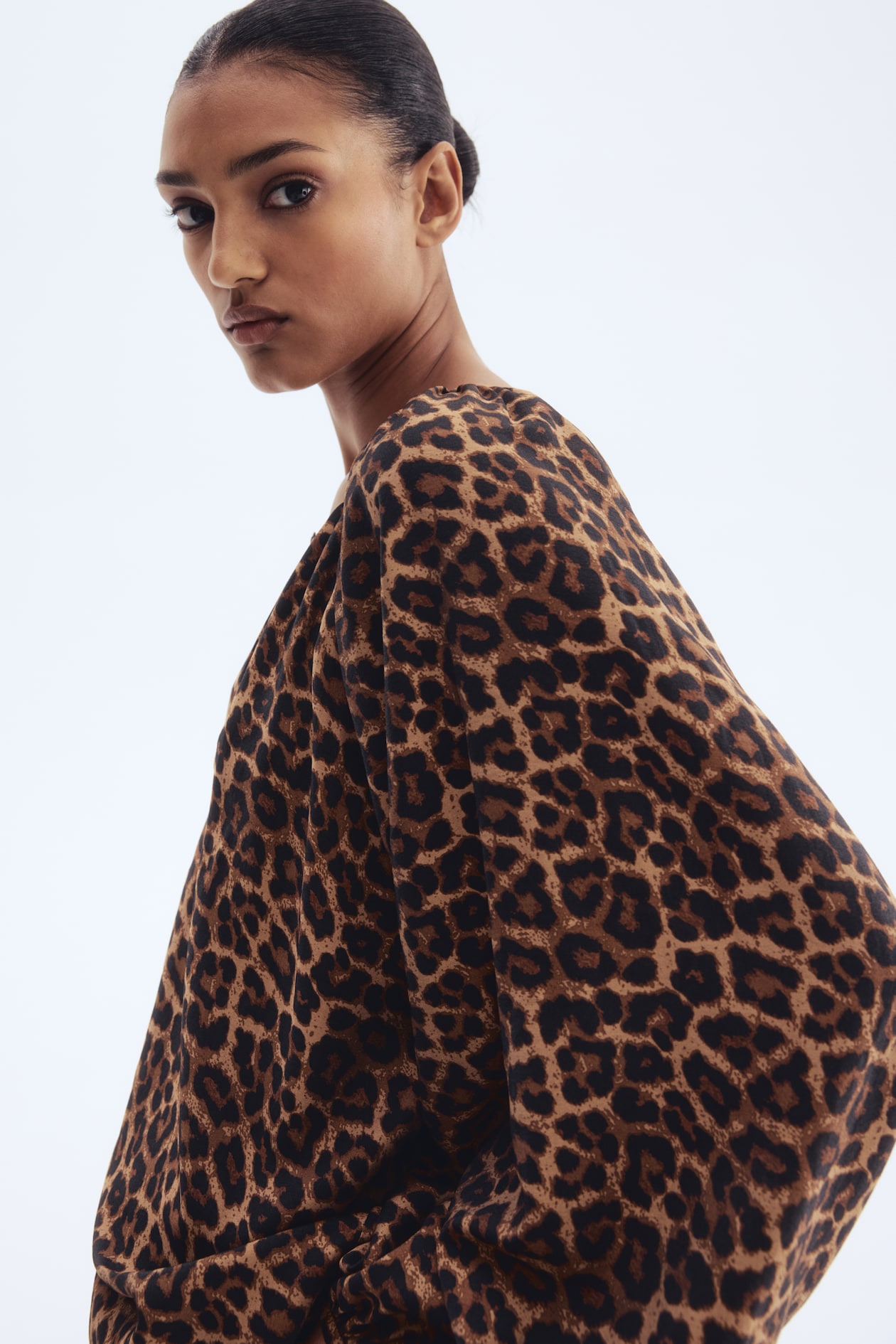 Boxy Cardigan Topshop Leopard Print Cardigan Oversized Blouse