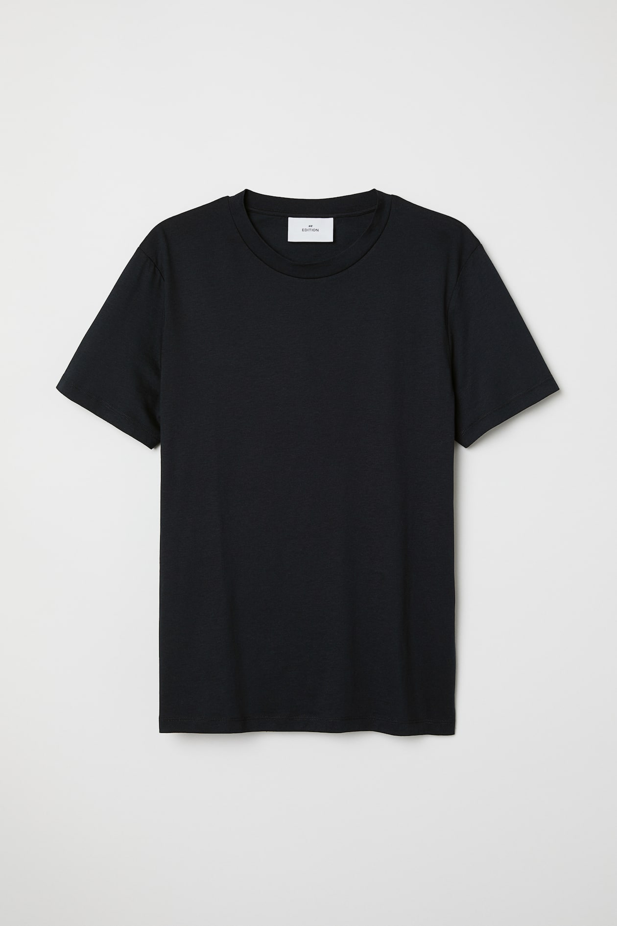 Cotton and Silk T-shirt - Black - Men | H&M US