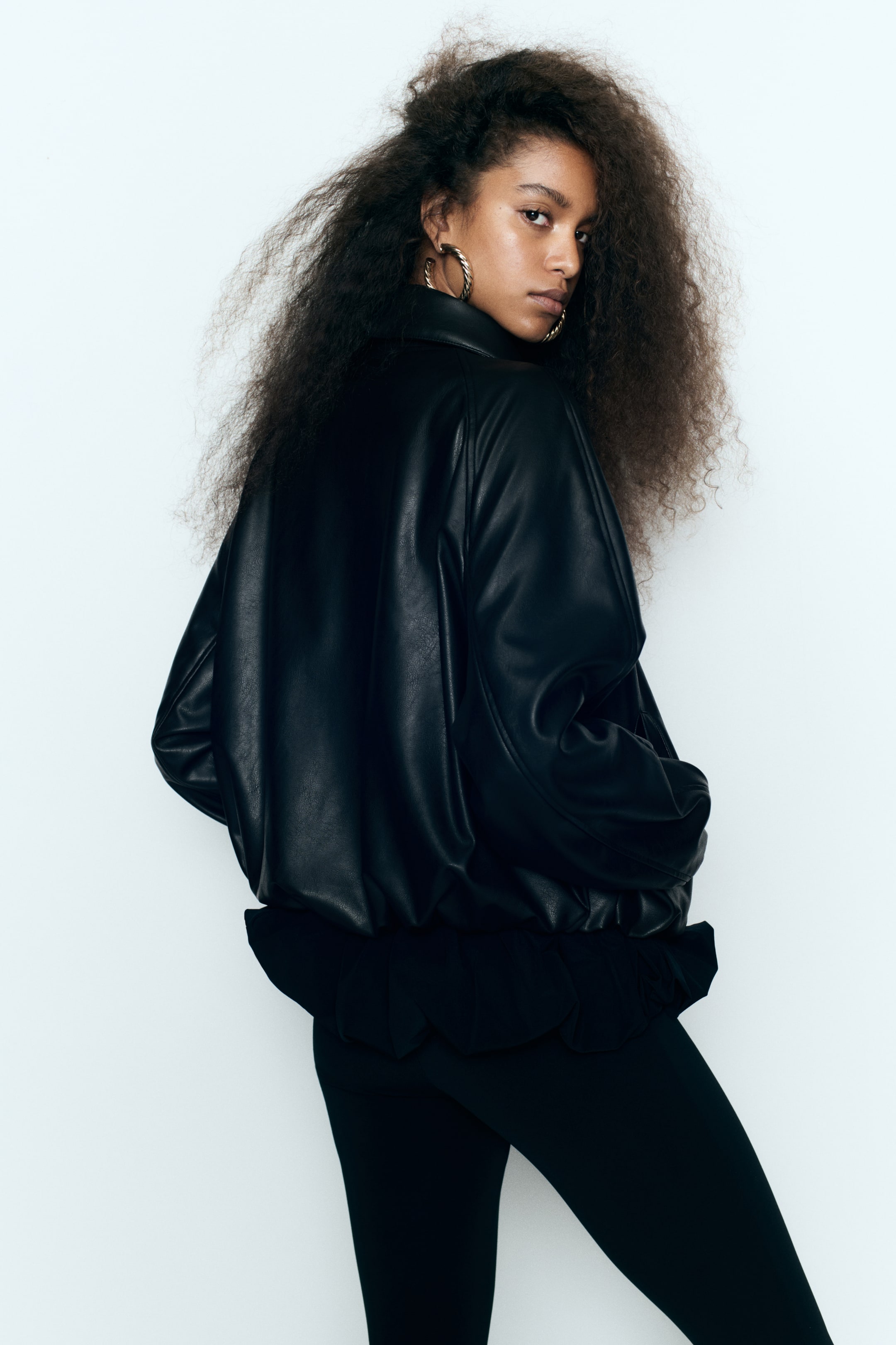 H&M Coated Shawl-Collar Jacket — фото 5