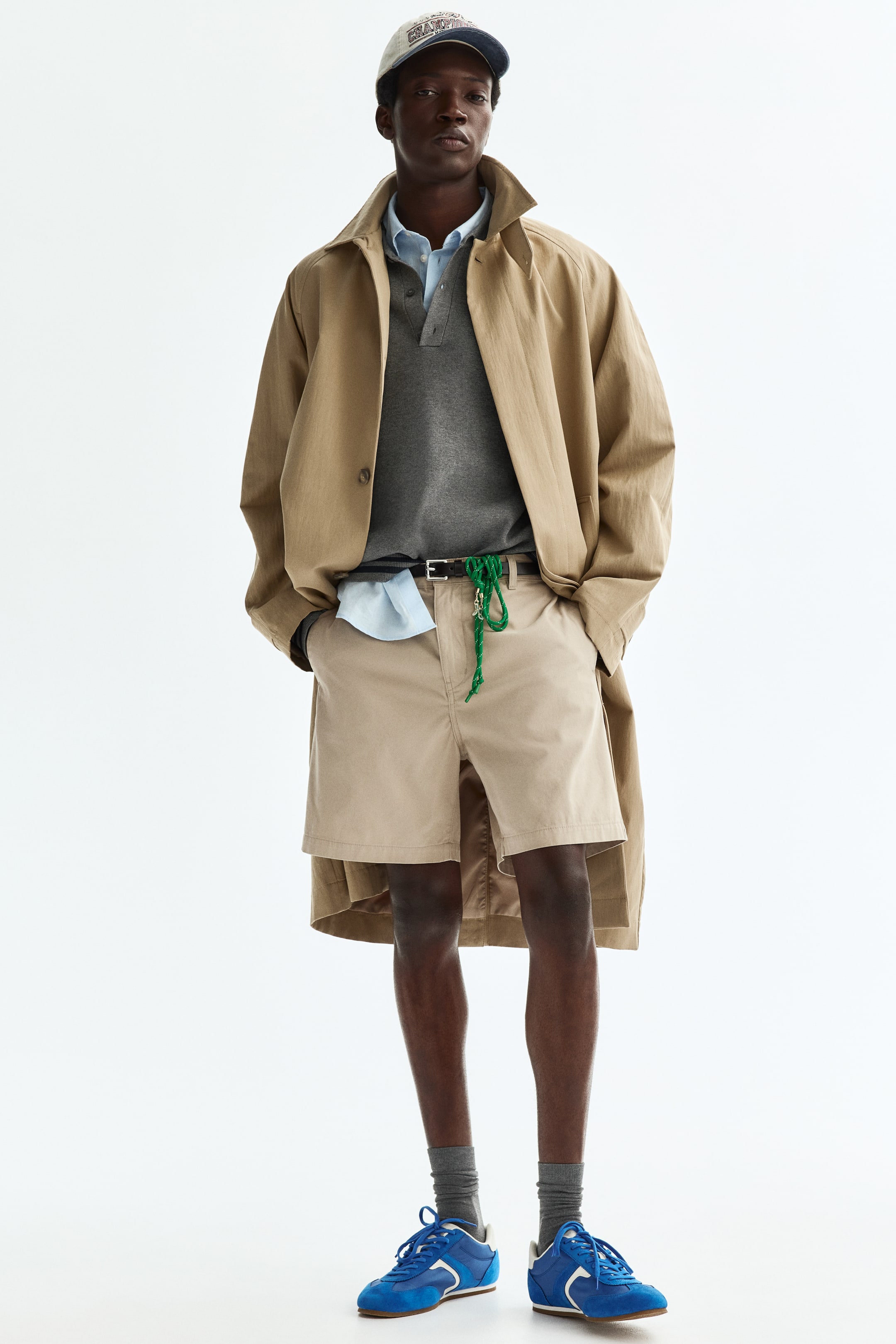 Мужские шорты H&M Relaxed Fit Chino shorts — фото 3