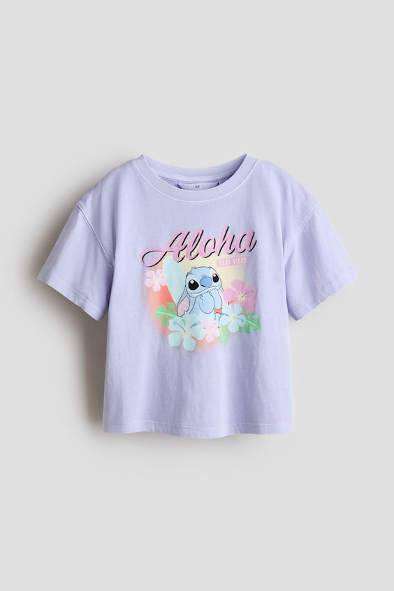 Детские футболки H&M Printed Cotton T-Shirt