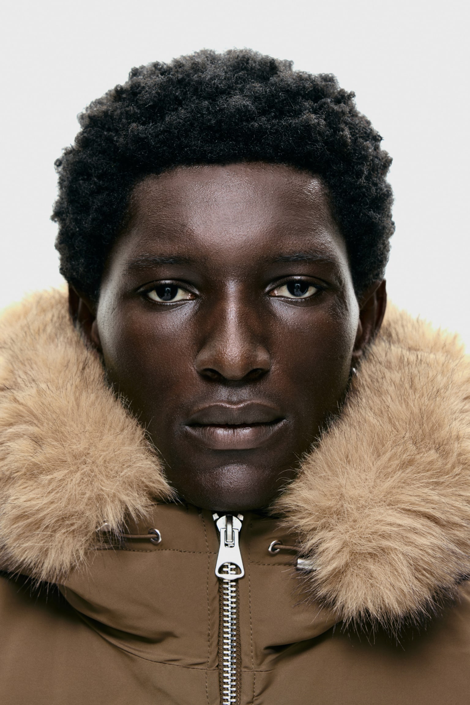 Padded jacket - Light brown - 5