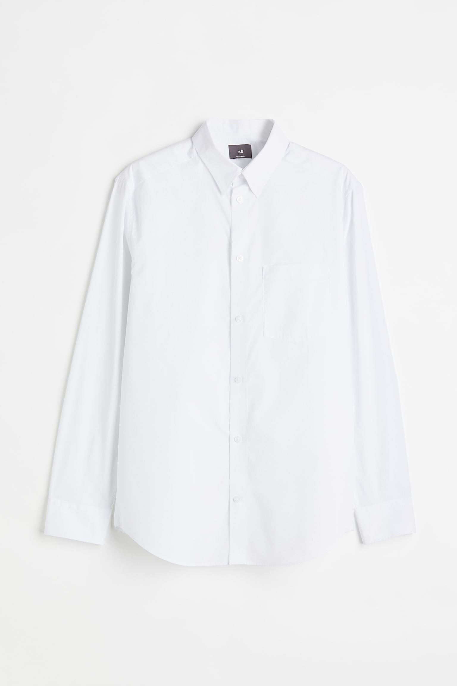 Regular Fit Cotton shirt - White - 1