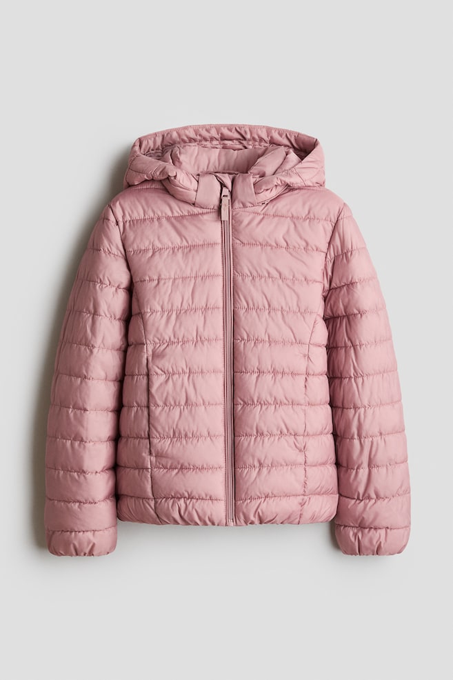 Water-Repellent Insulated Jacket - Dusty pink/Dark red/Black/Light blue/Black - 1