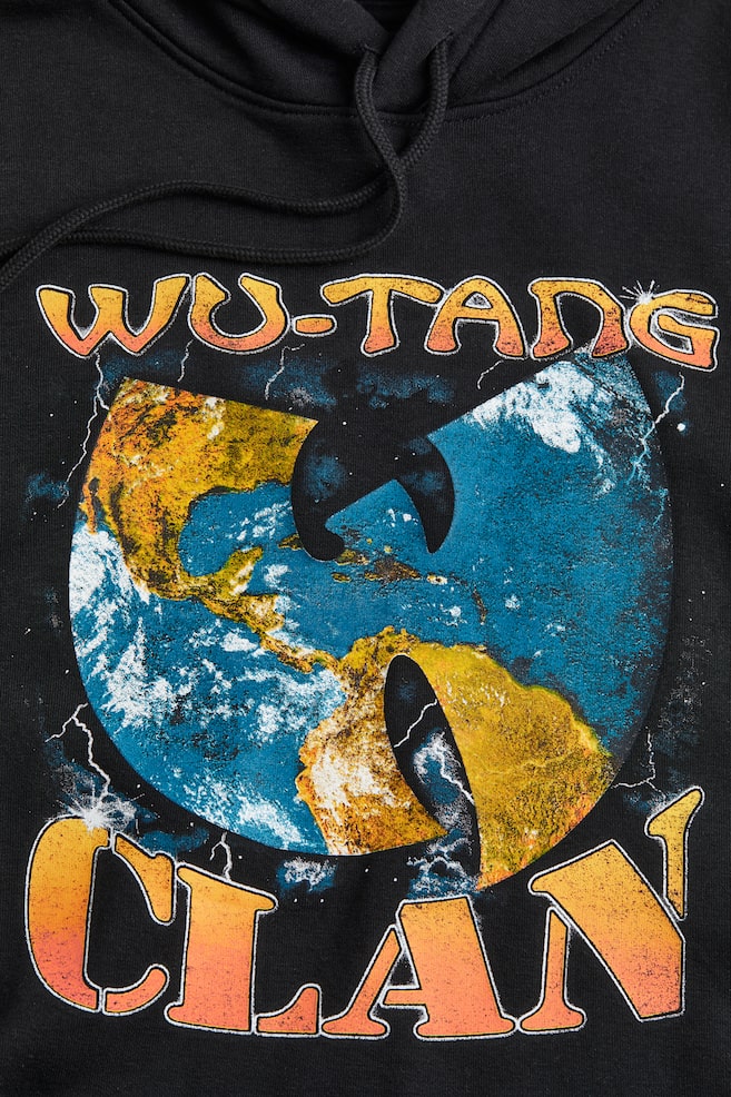 Printed hoodie - Black/Wu-Tang Clan - 2