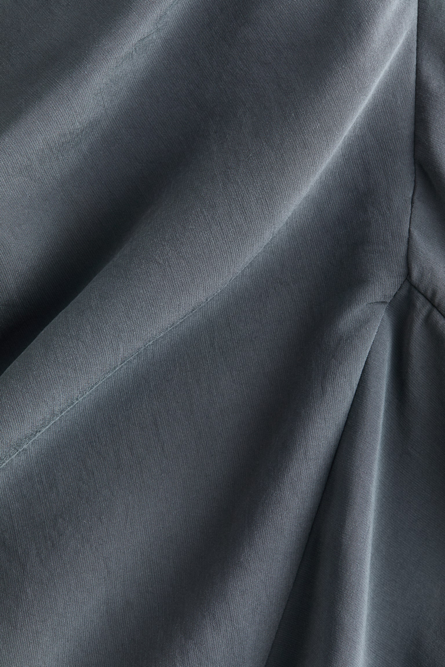Женское платье H&M Draped Cutout, цвет: Тёмный серый — фото 5