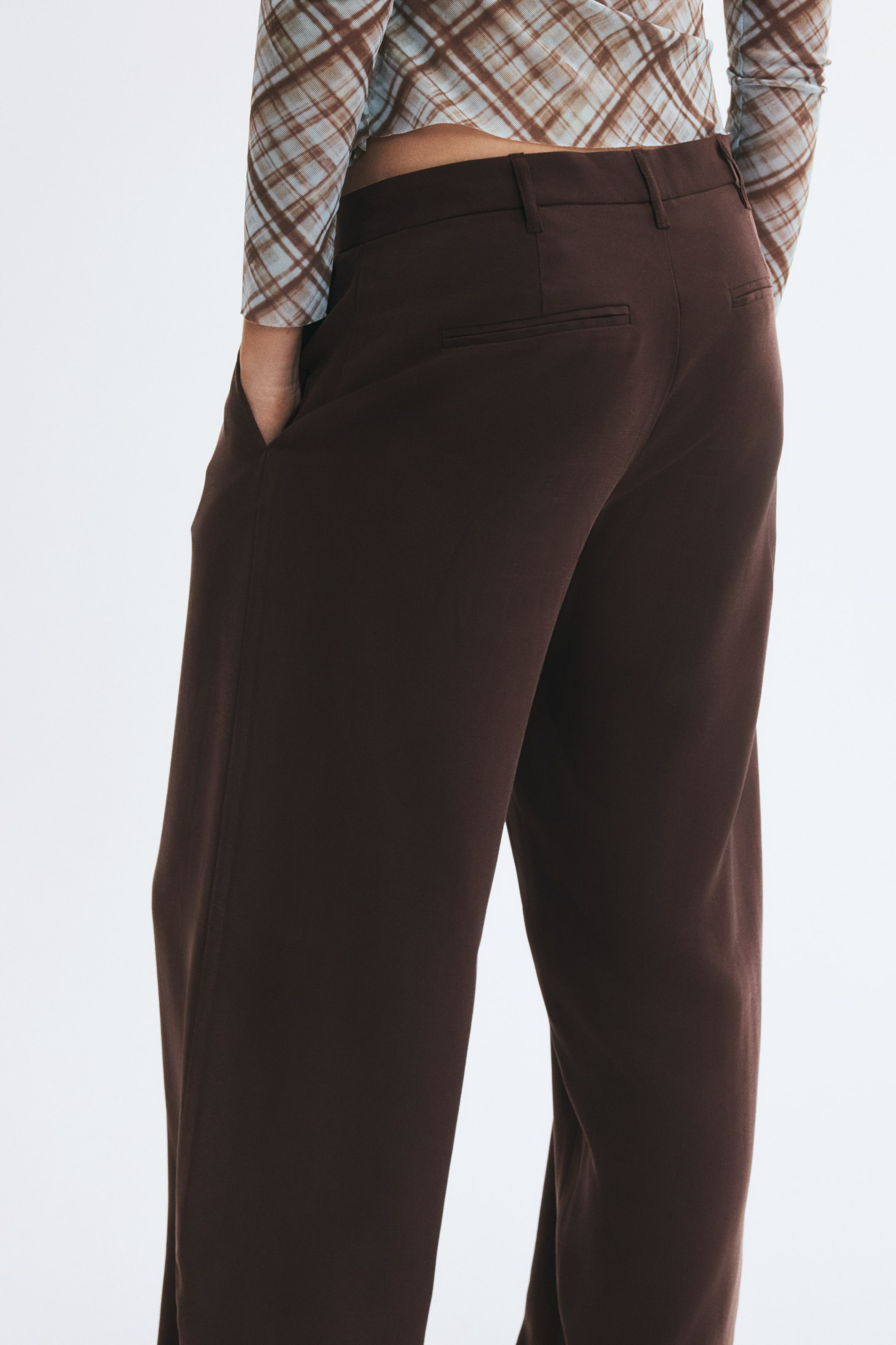 Dressy Barrel-Leg Pants