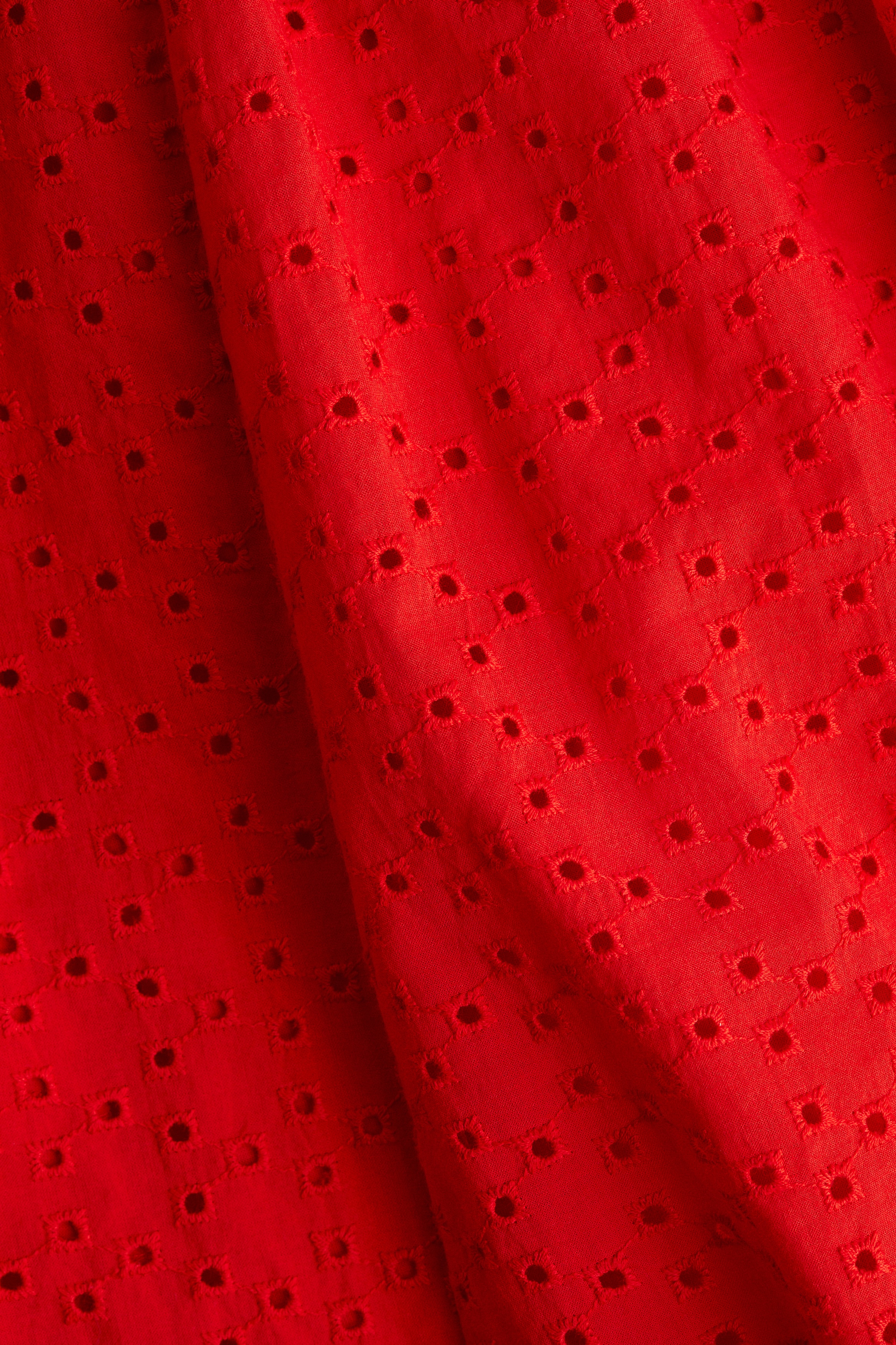 Broderie anglaise strappy dress