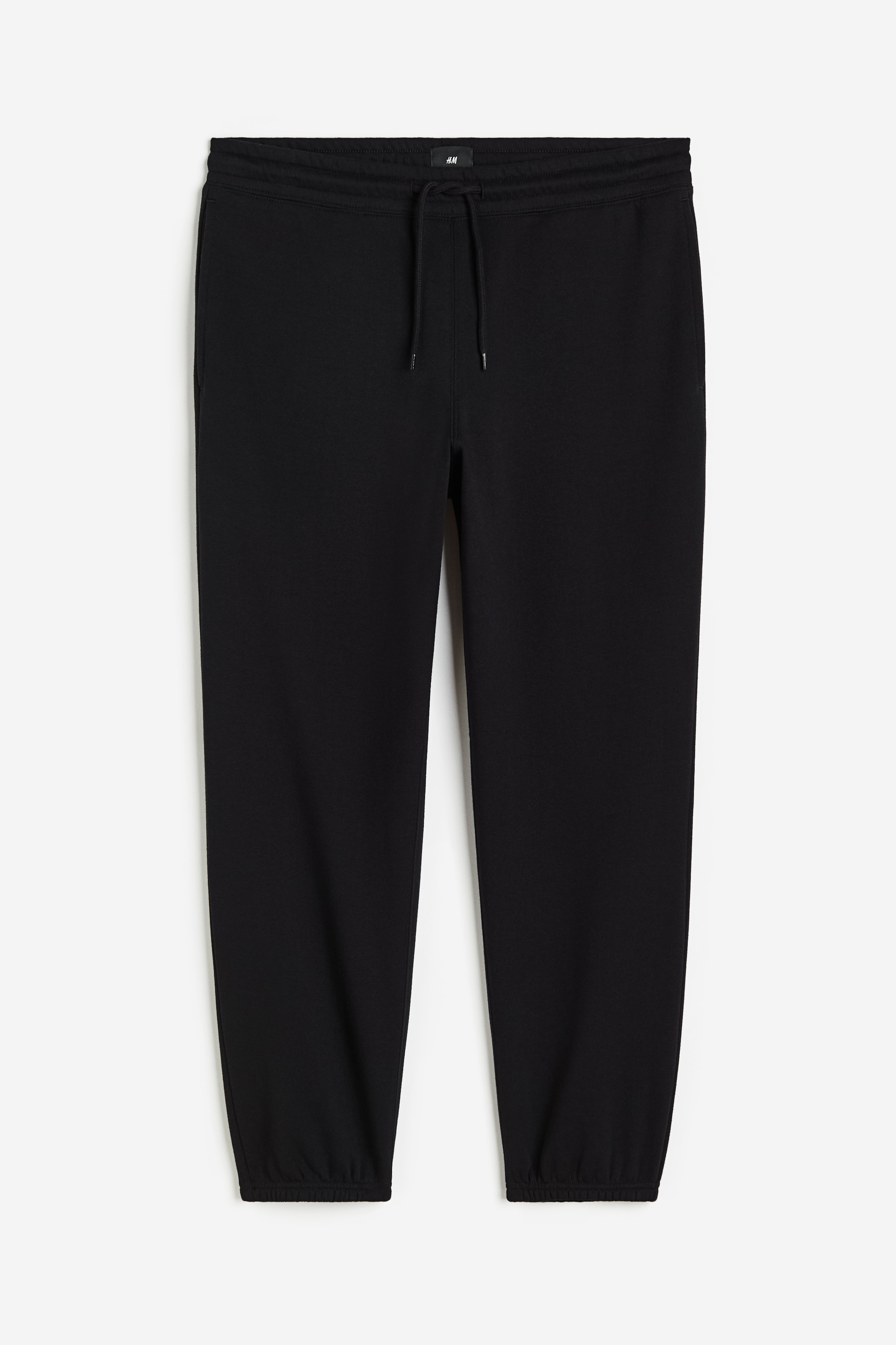 Black sweatpants in store sale