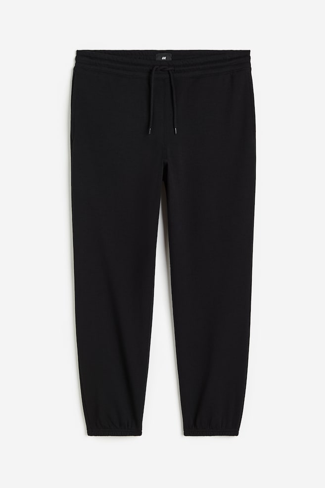 Relaxed Fit Sweatpants - Black/Grey marl/Light greige - 2