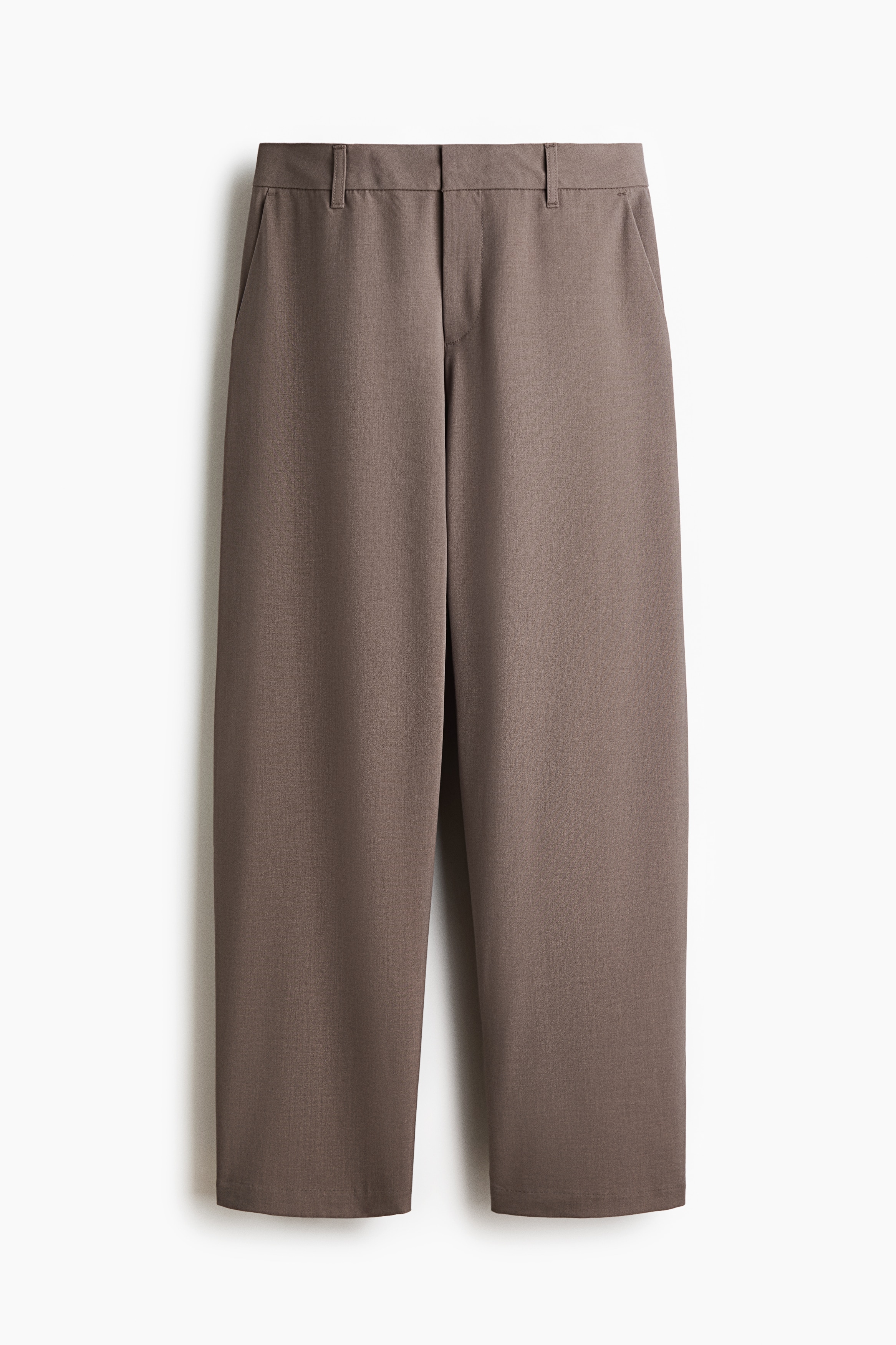 Tailored barrel trousers - Mole/Black