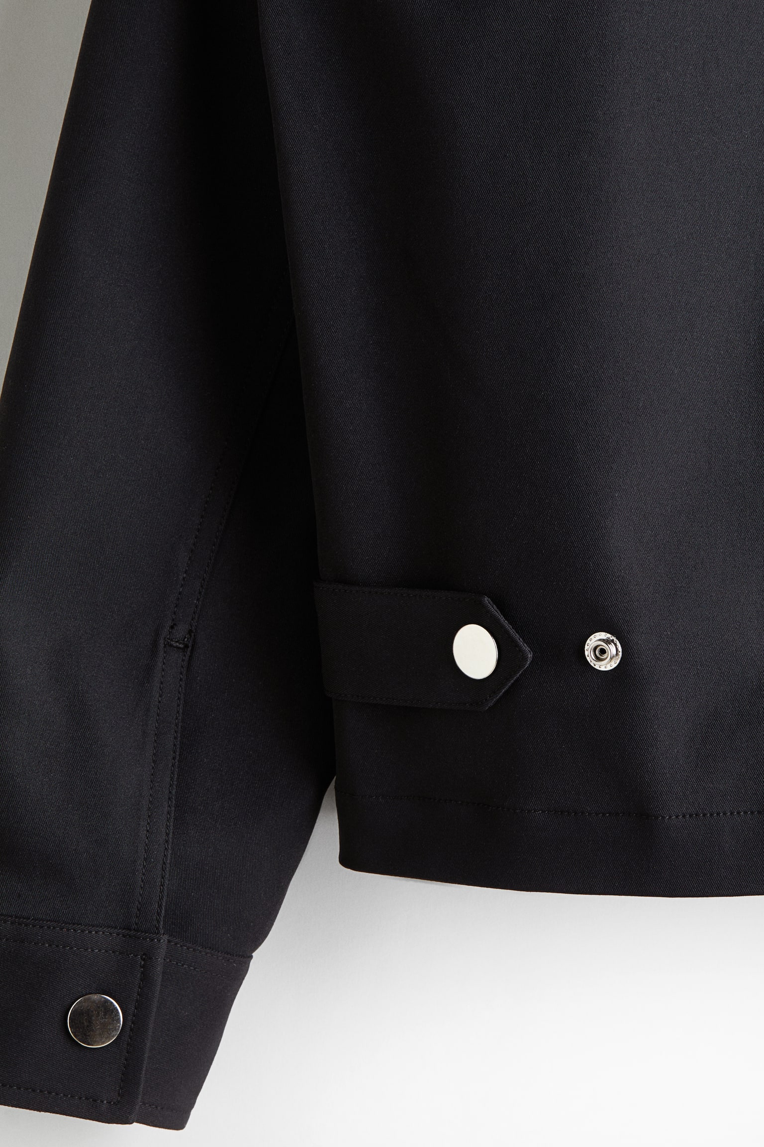 Мужская рубашка H&M Overshirt, цвет: Чёрный — фото 8