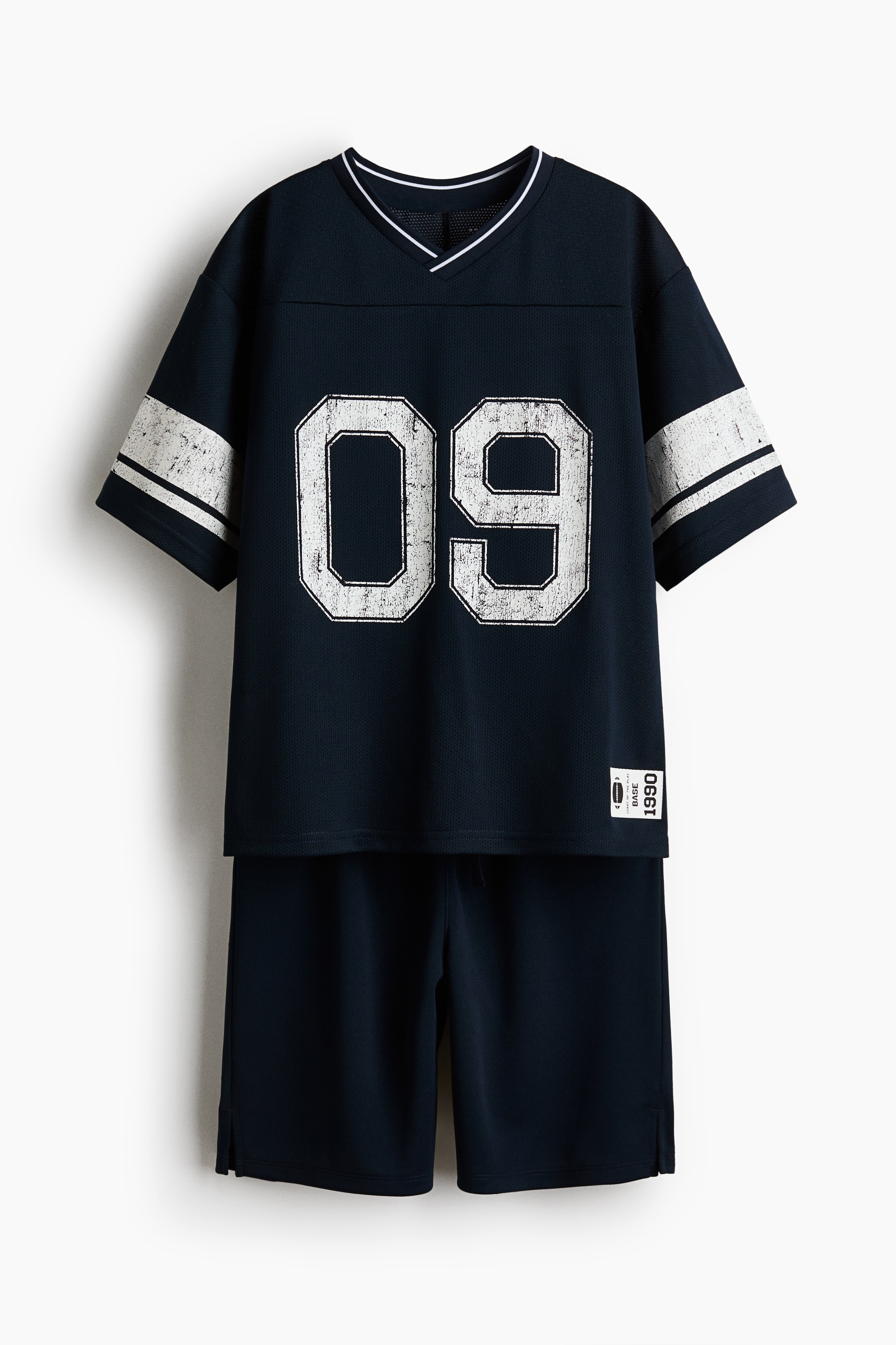 Tweedelige sportset met DryMove™ - Donkerblauw/09/Donkerrood/09