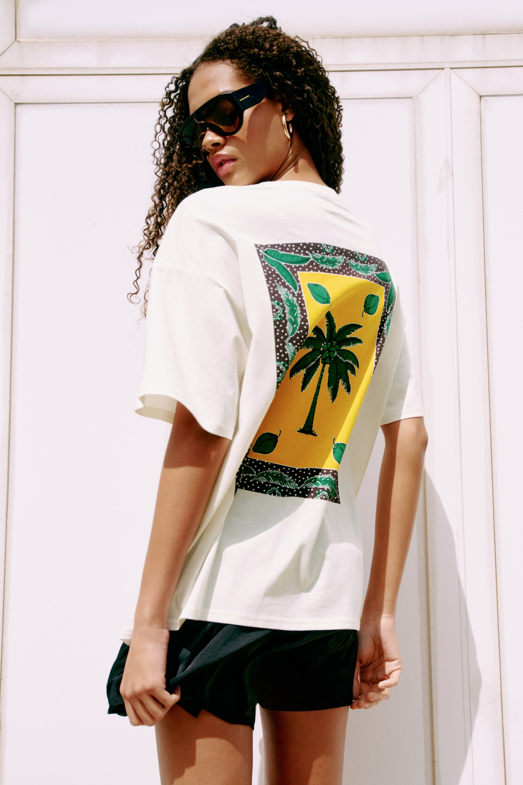 T-shirt ample imprimé