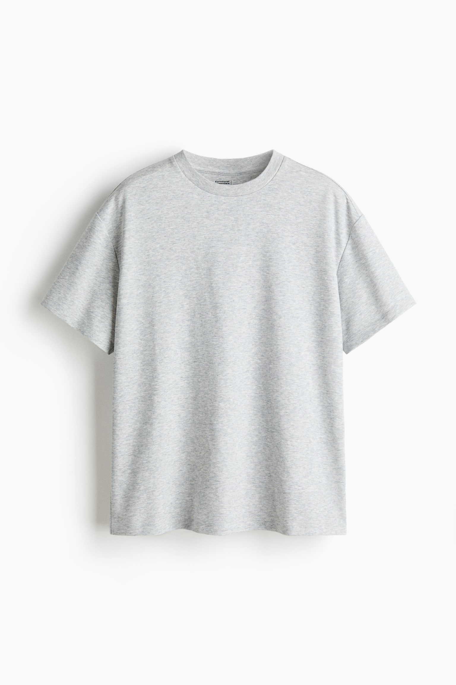 T-paita Cooling Regular Fit - Harmaameleerattu/Musta/Valkoinen - 1