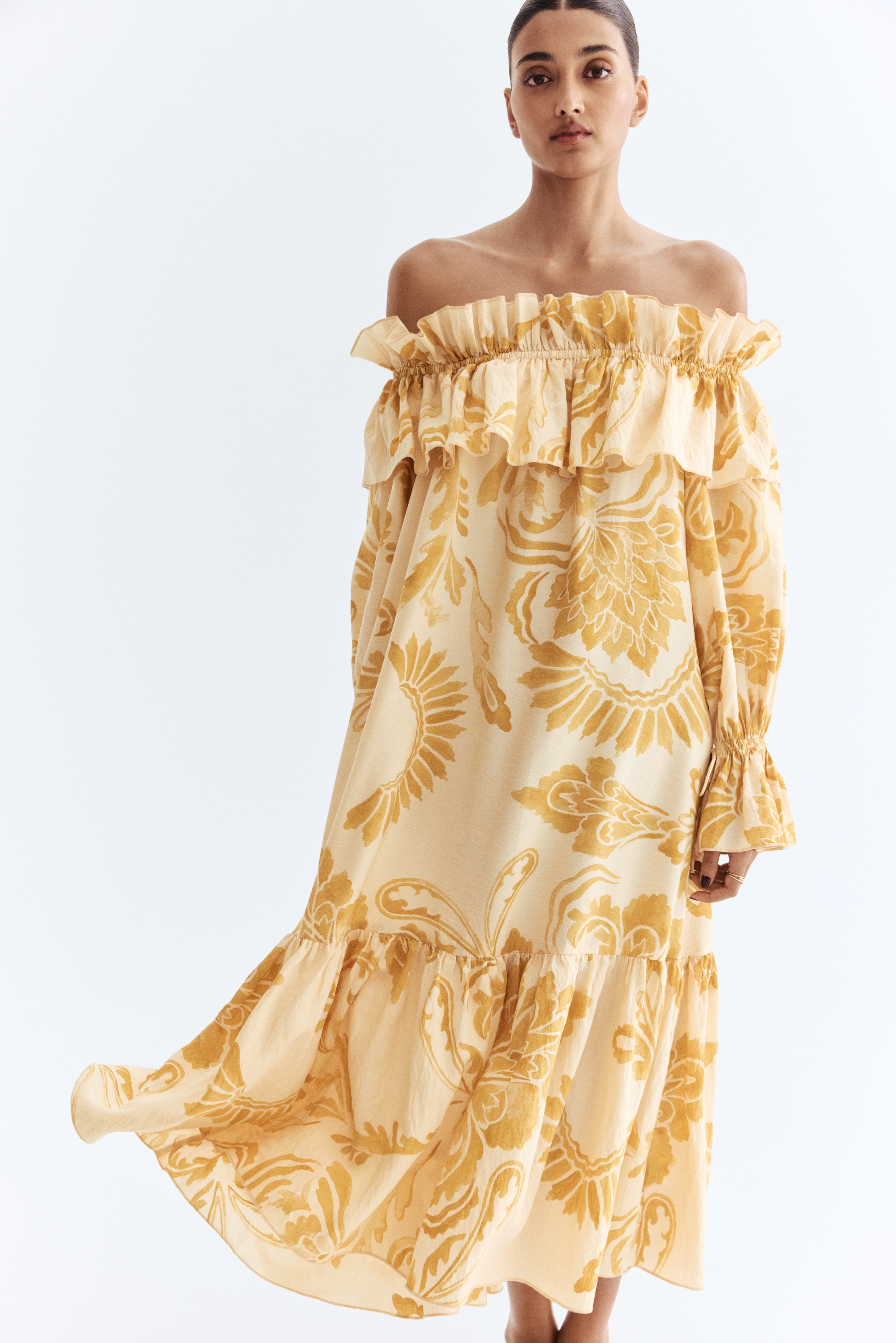 Off-the-shoulder dress