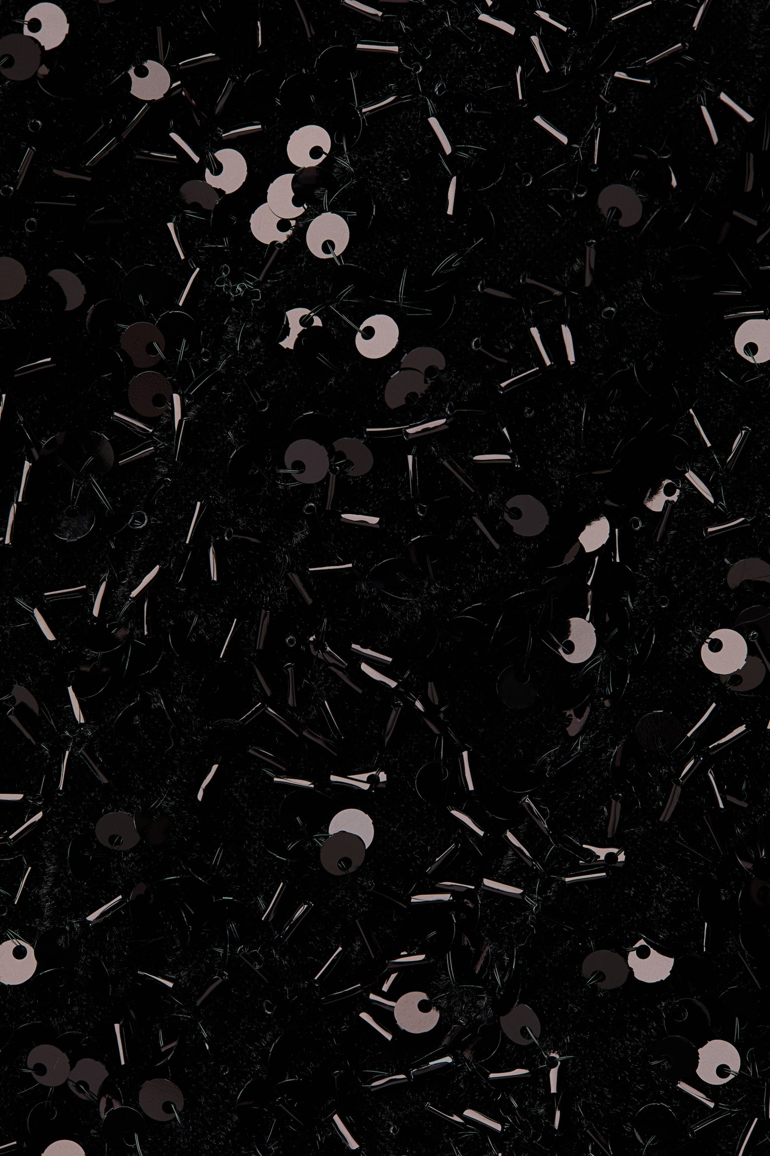 Sequined trousers - Black/Dark brown/Dark turquoise - 3