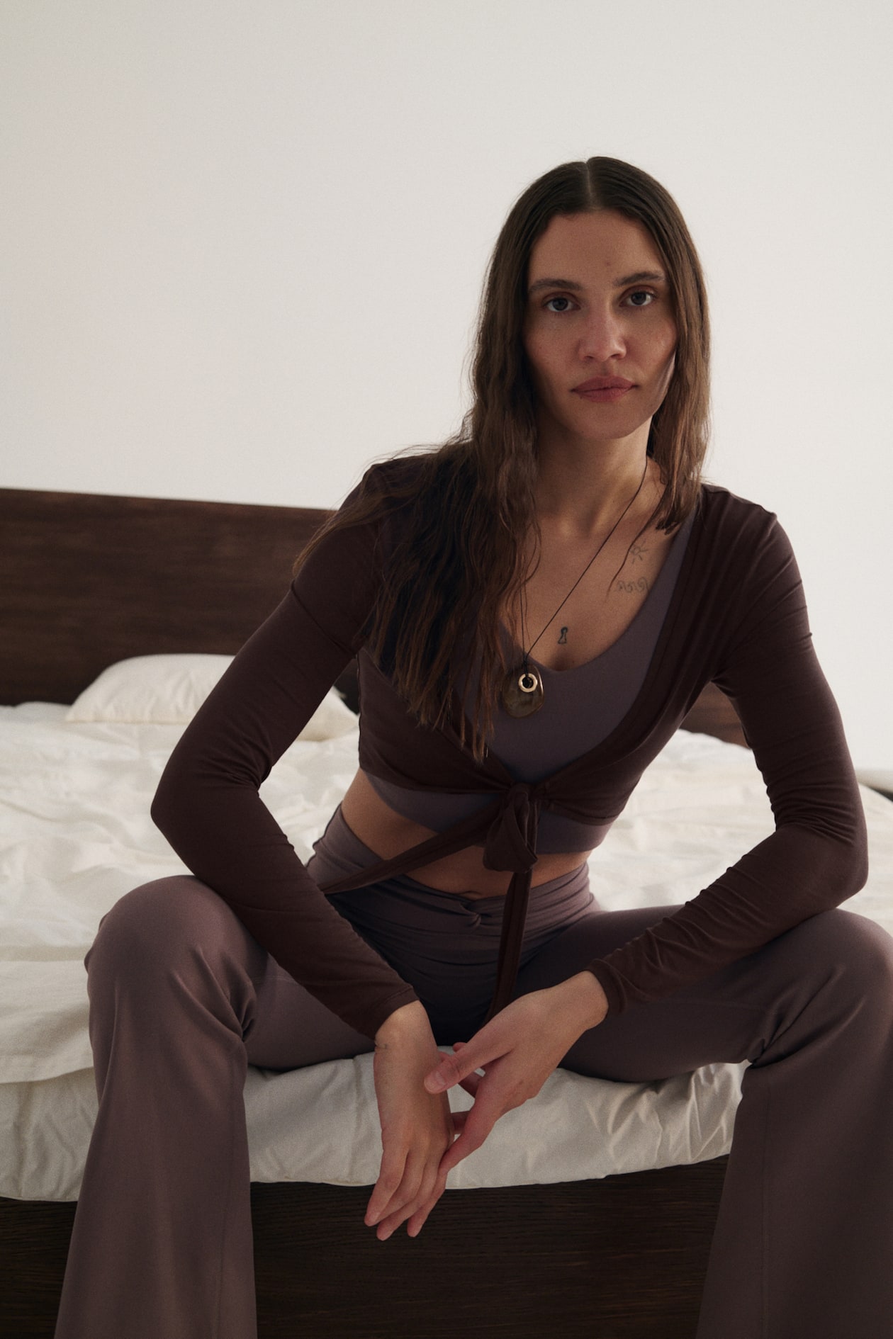 Cropped Long-Sleeved Yoga Top - image 4