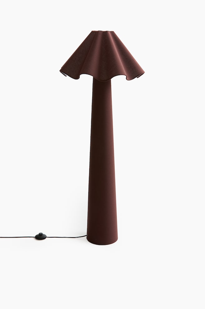 Wavy floor lamp - Burgundy - 1