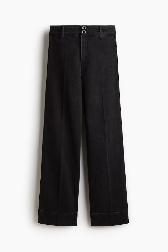 Wide High Jeans - Dark denim gray/Denim blue/Dark denim blue/Denim blue/White/Light denim blue - 1