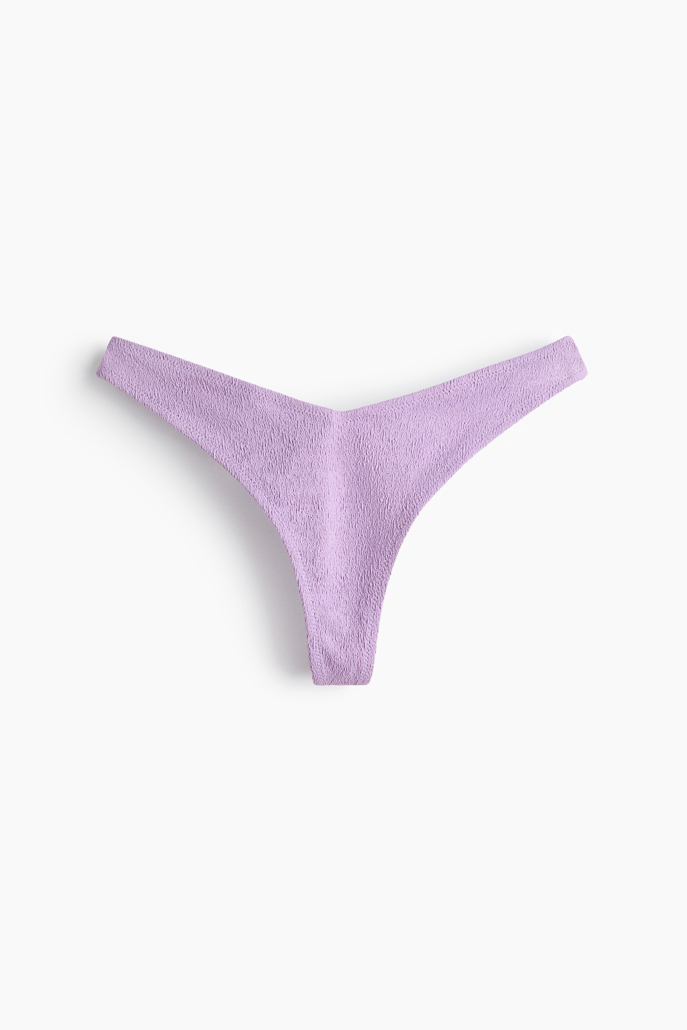 Thong bikini bottoms-Light purple