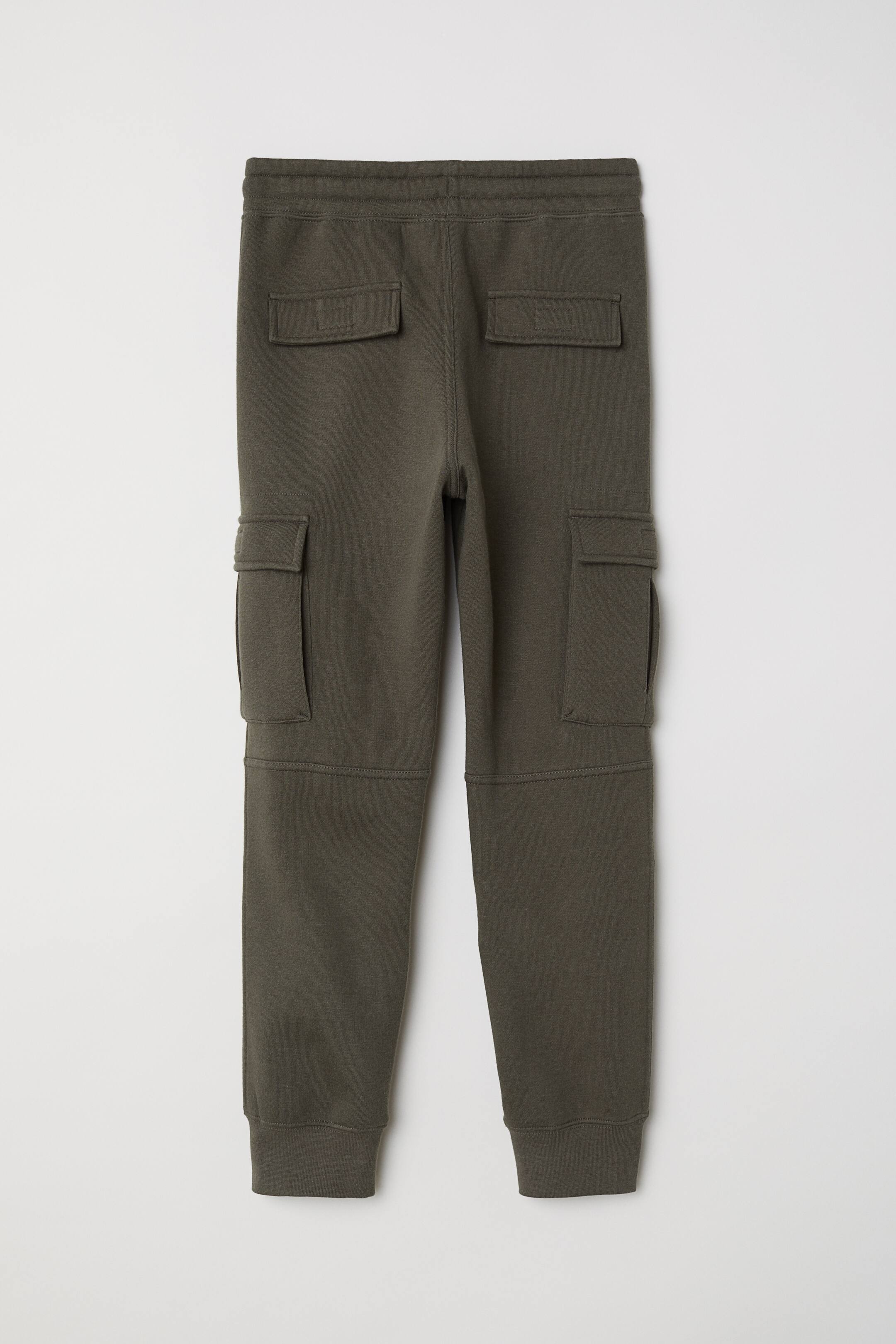 View larger image: Cargo joggers - Dark khaki green - Kids | H&M GB 2