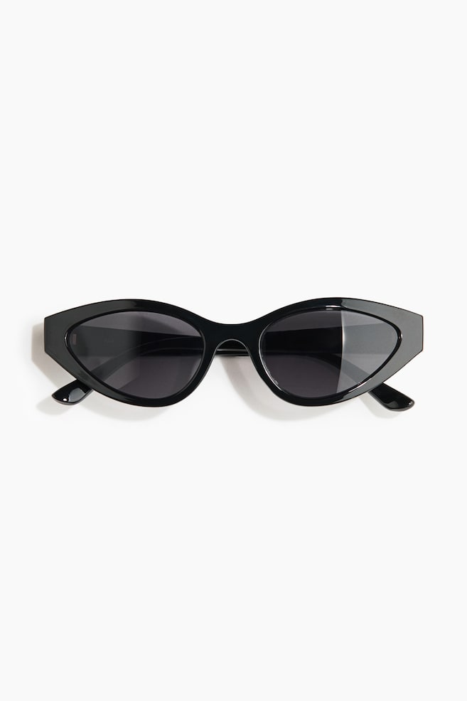 Cat-eye sunglasses - Black/Brown/Tortoiseshell pattern - 1