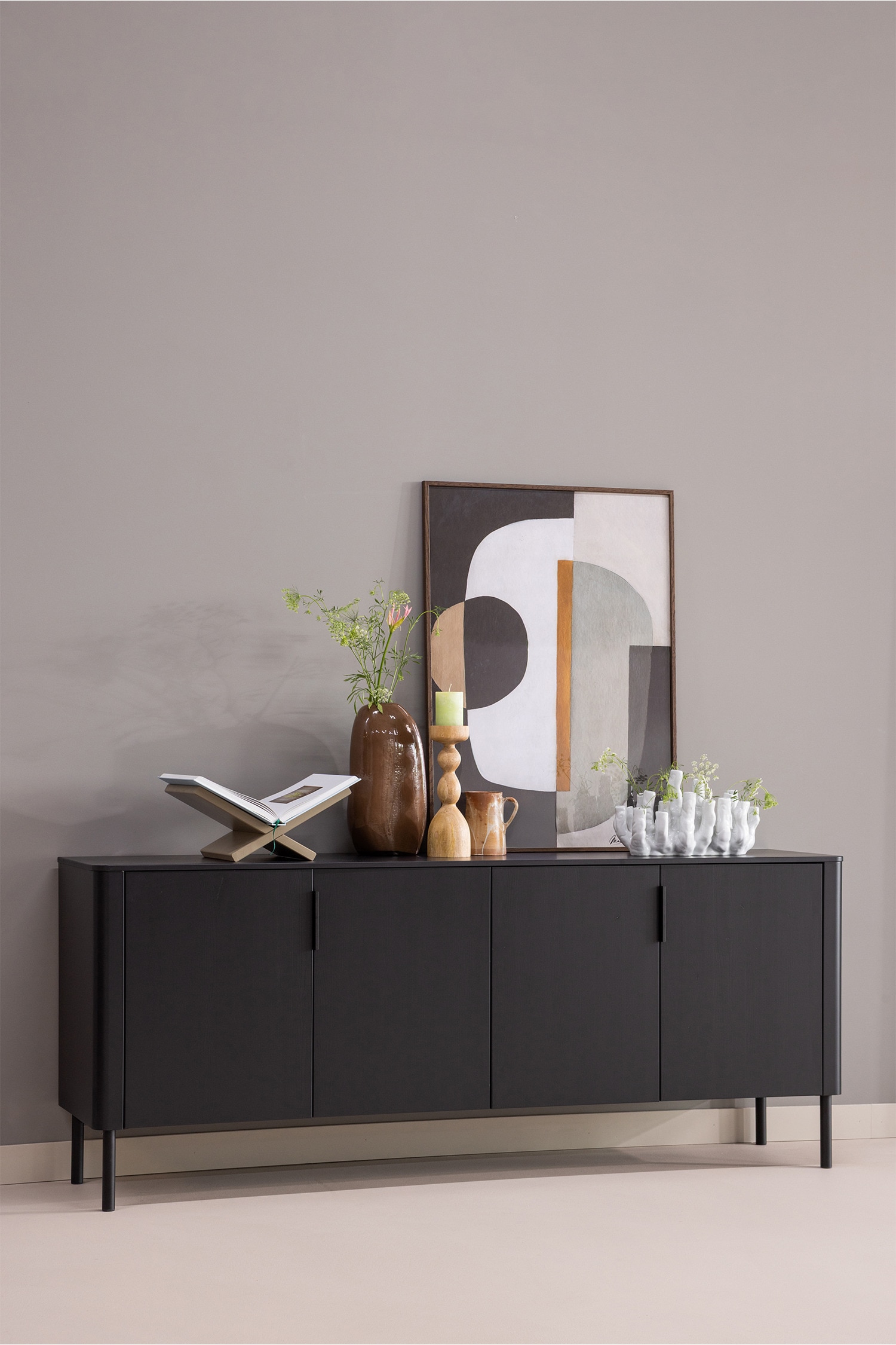 Gunnar Sideboard - Black/Gray
