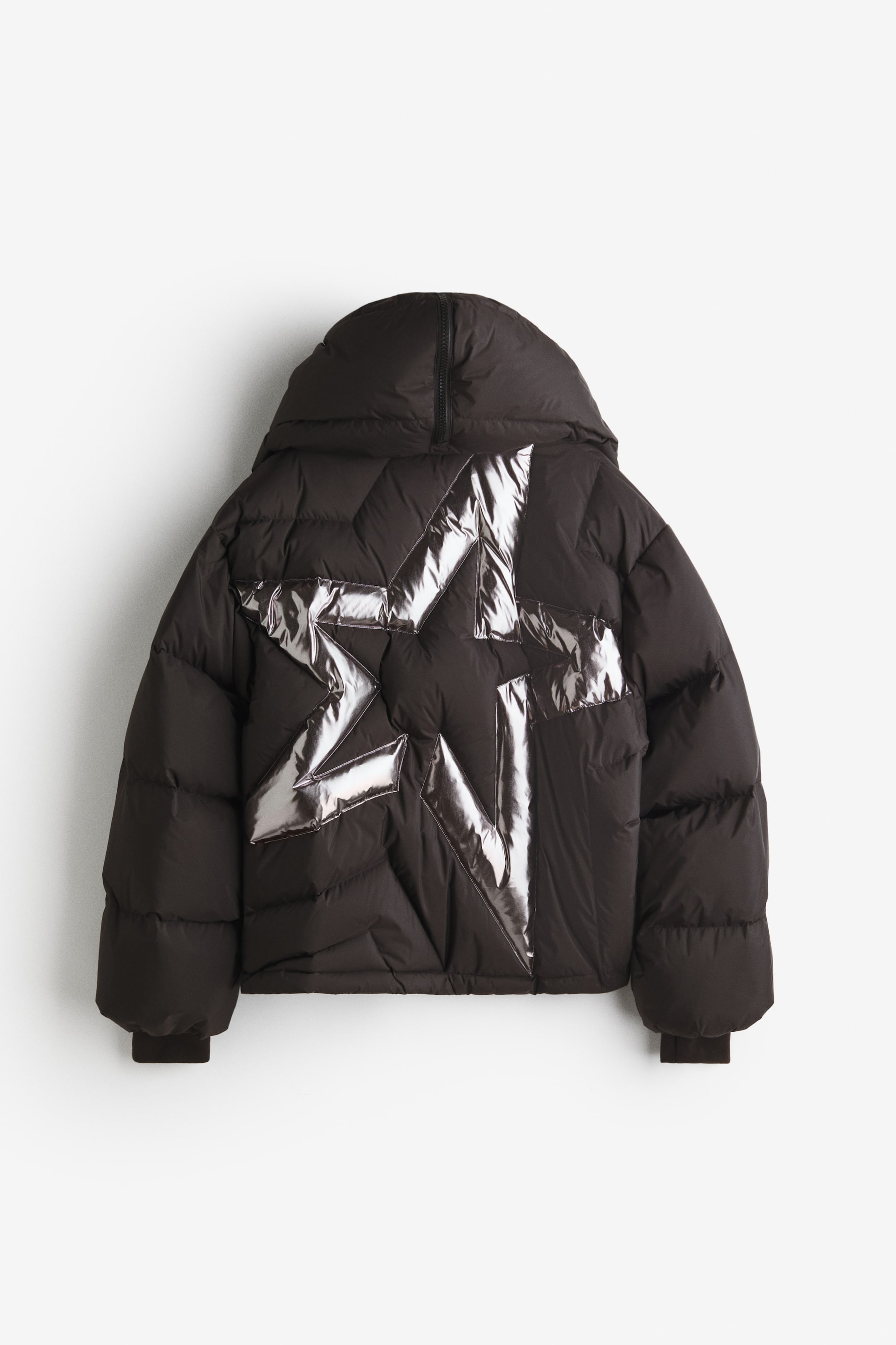 View larger image: Water-Repellent Down Jacket - Black - Ladies | H&M US 9