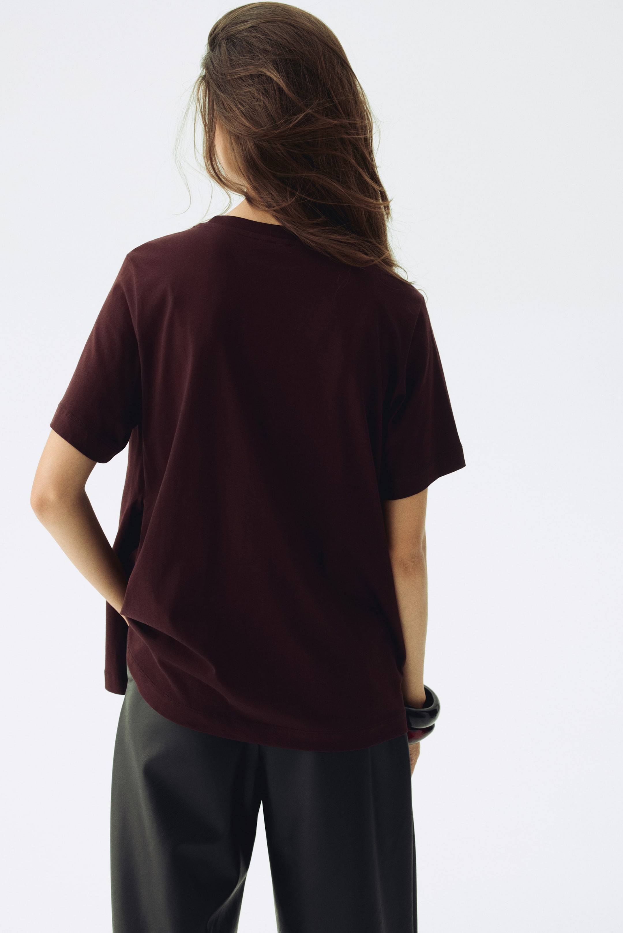 Büyük resmi görüntüle: MAMA Before & After 2’li Emzirme Üstü - Bordo/Açık bej - KADIN | H&M TR 4