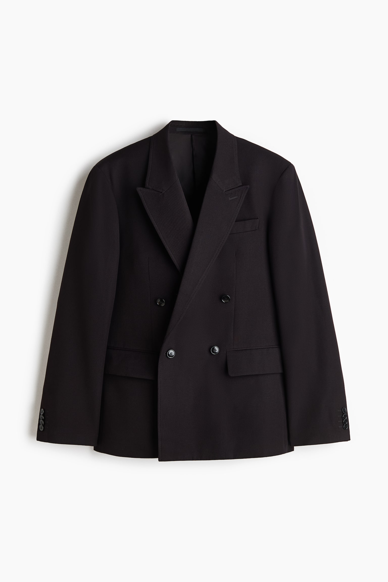 Regular Fit Double-breasted jacket - Dark brown/Dark khaki green/Brown
