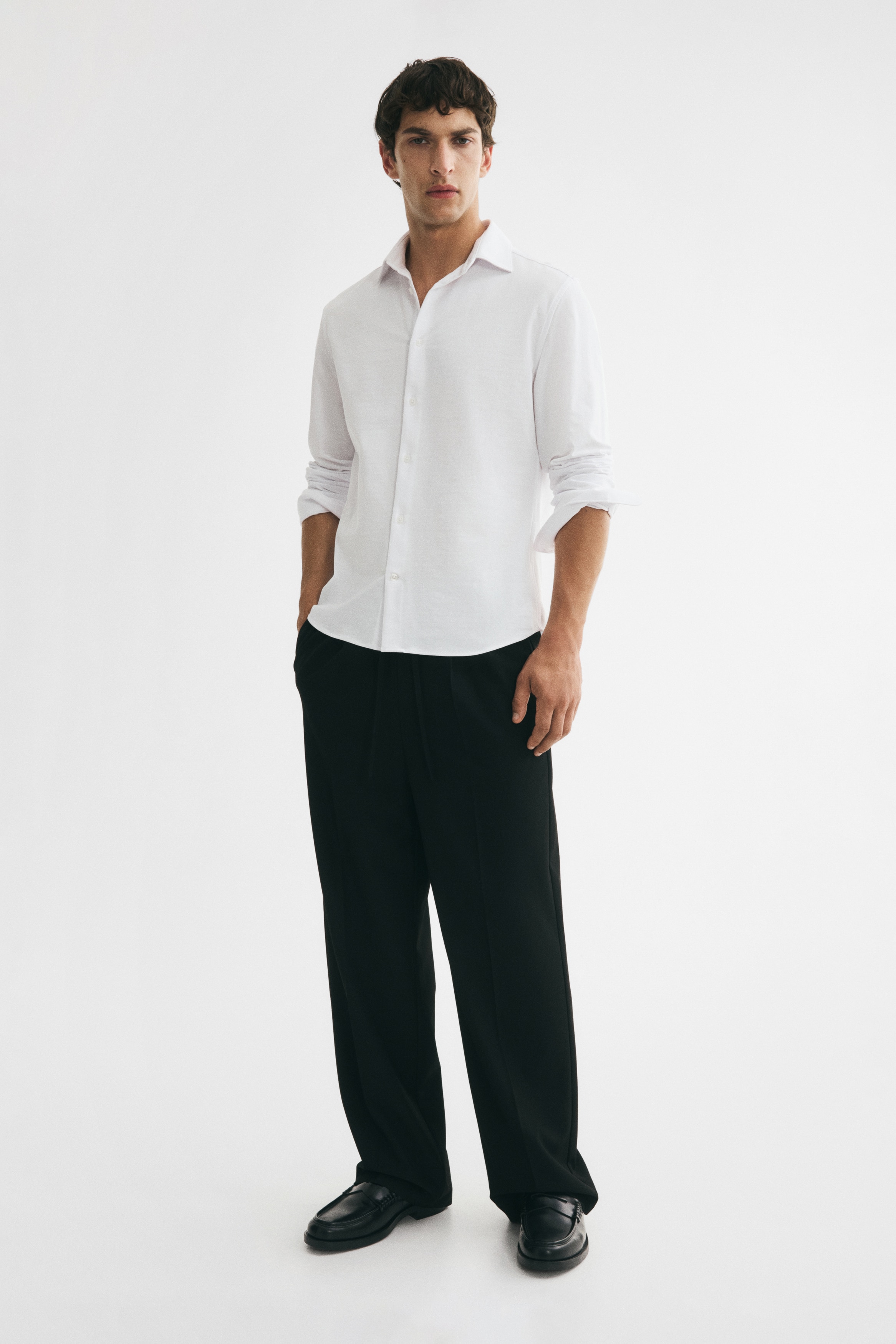 white dress shirt h&m Men's White Dress Shirts | Formal, Slim Fit & Tuxedo