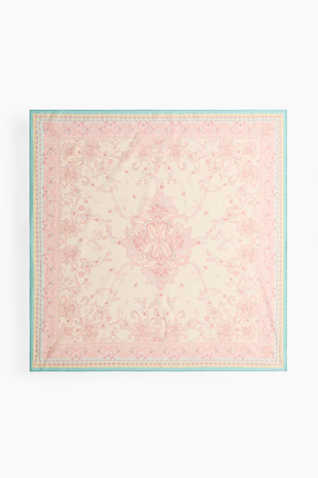 Patterned scarf - Light pink/Paisley pattern/Powder pink/Flowers/Burgundy/Polka dot/Dark beige/Paris/Red/Paris/Olive green/Patterned/Ivory/Floral - 1