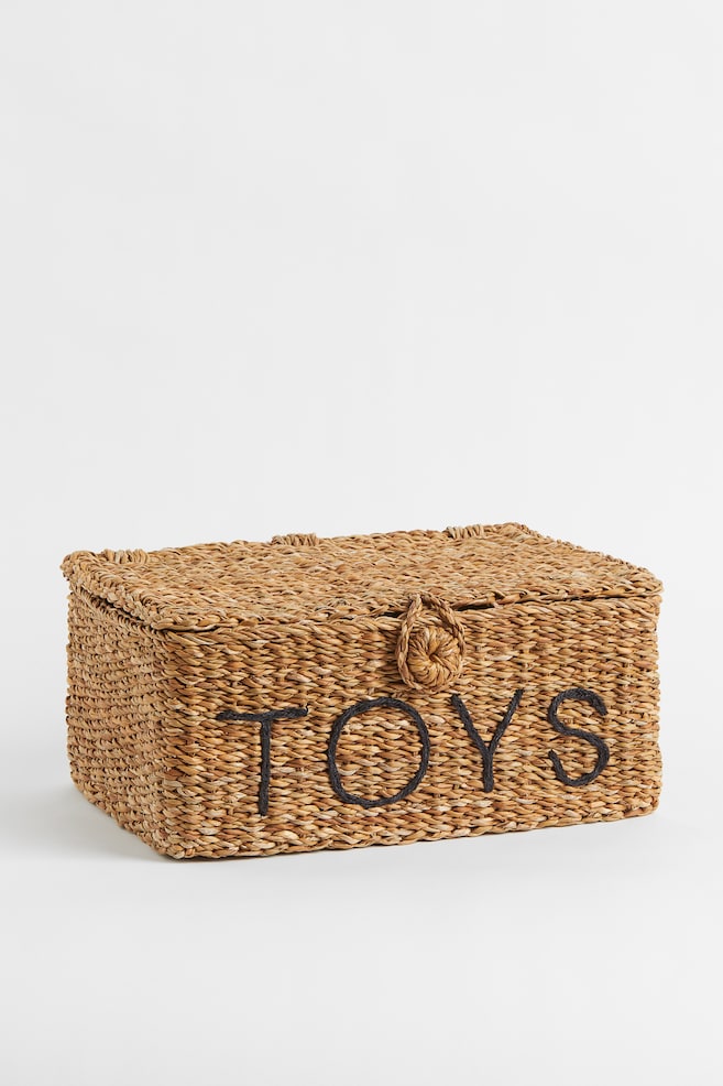 Boîte de rangement pour jouets - Beige/Toys - 1