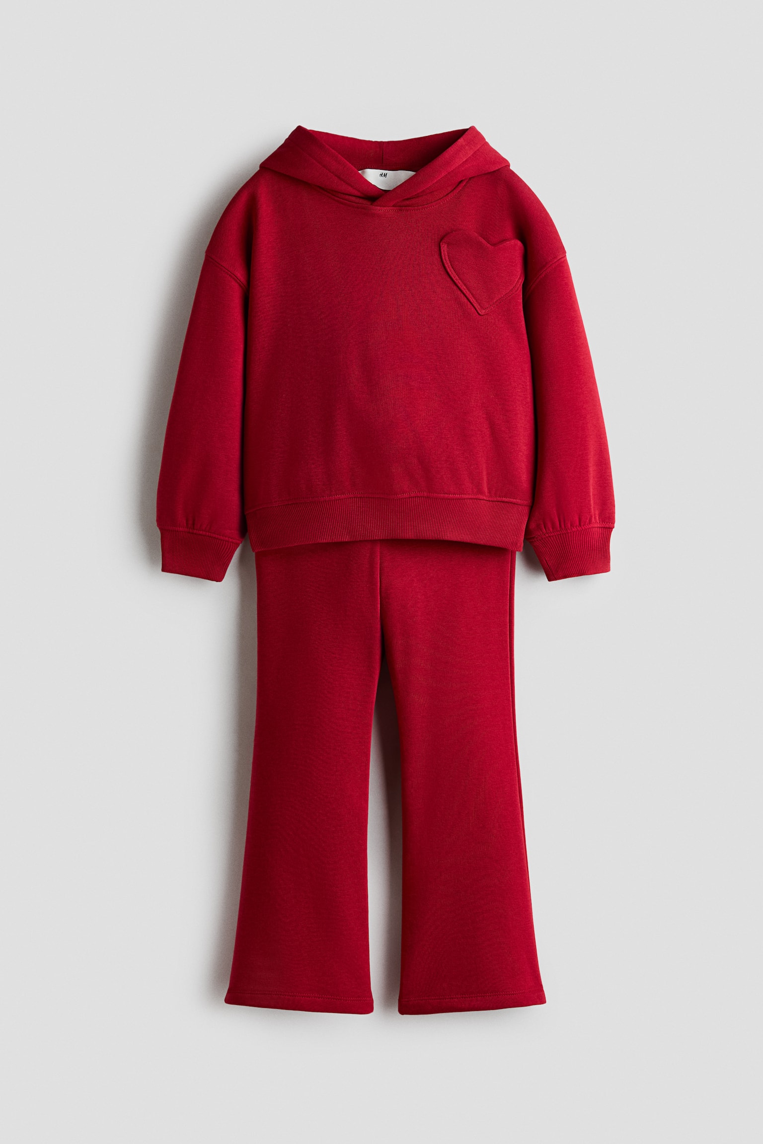2-piece brushed-inside sweatshirt set
