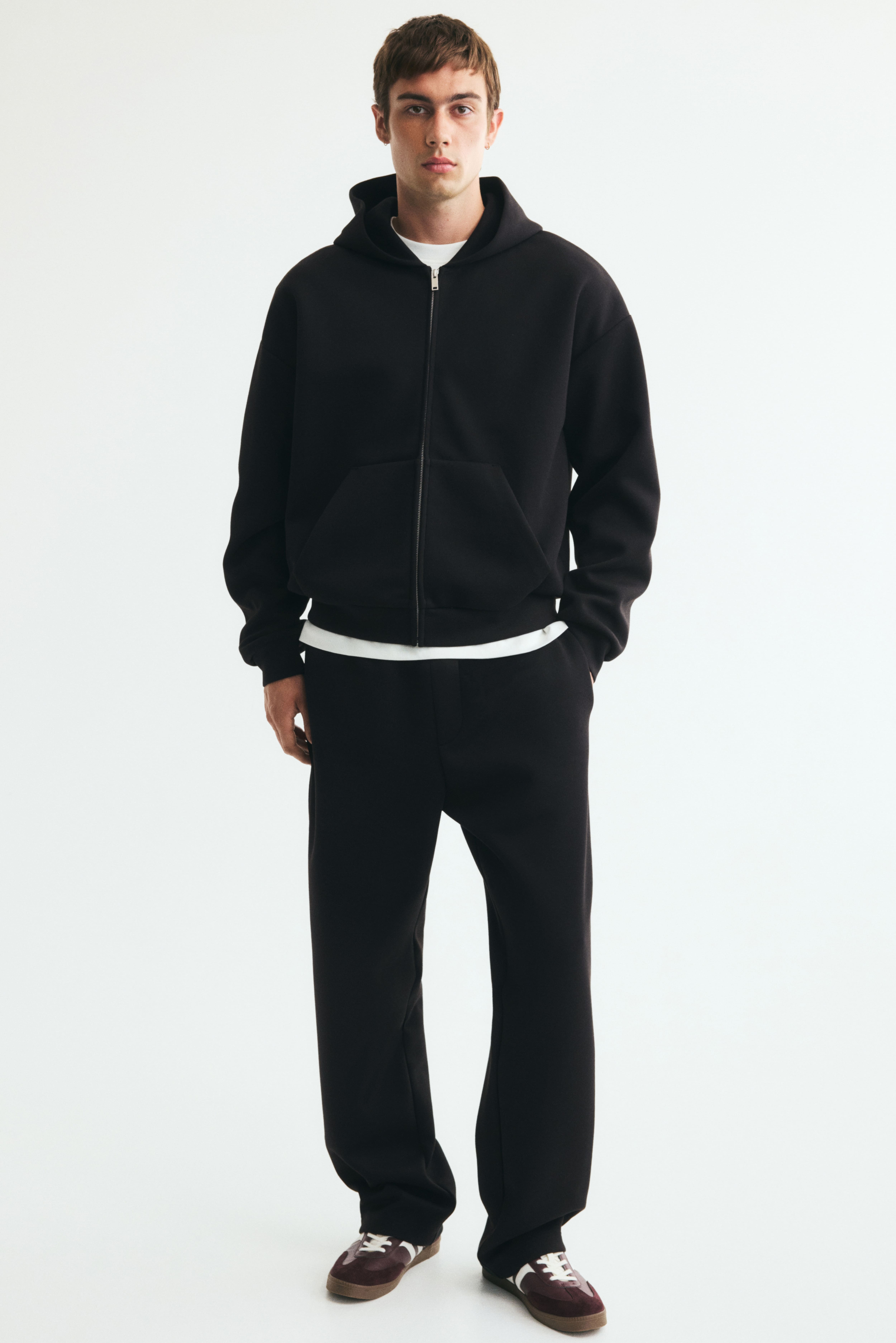 Relaxed-Fit Interlock Sweatpants